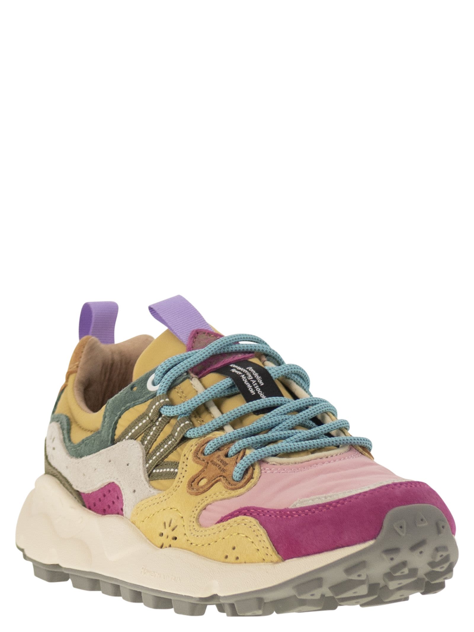 Flower Mountain Yamano 3 Sneakers In Pink/fucsia
