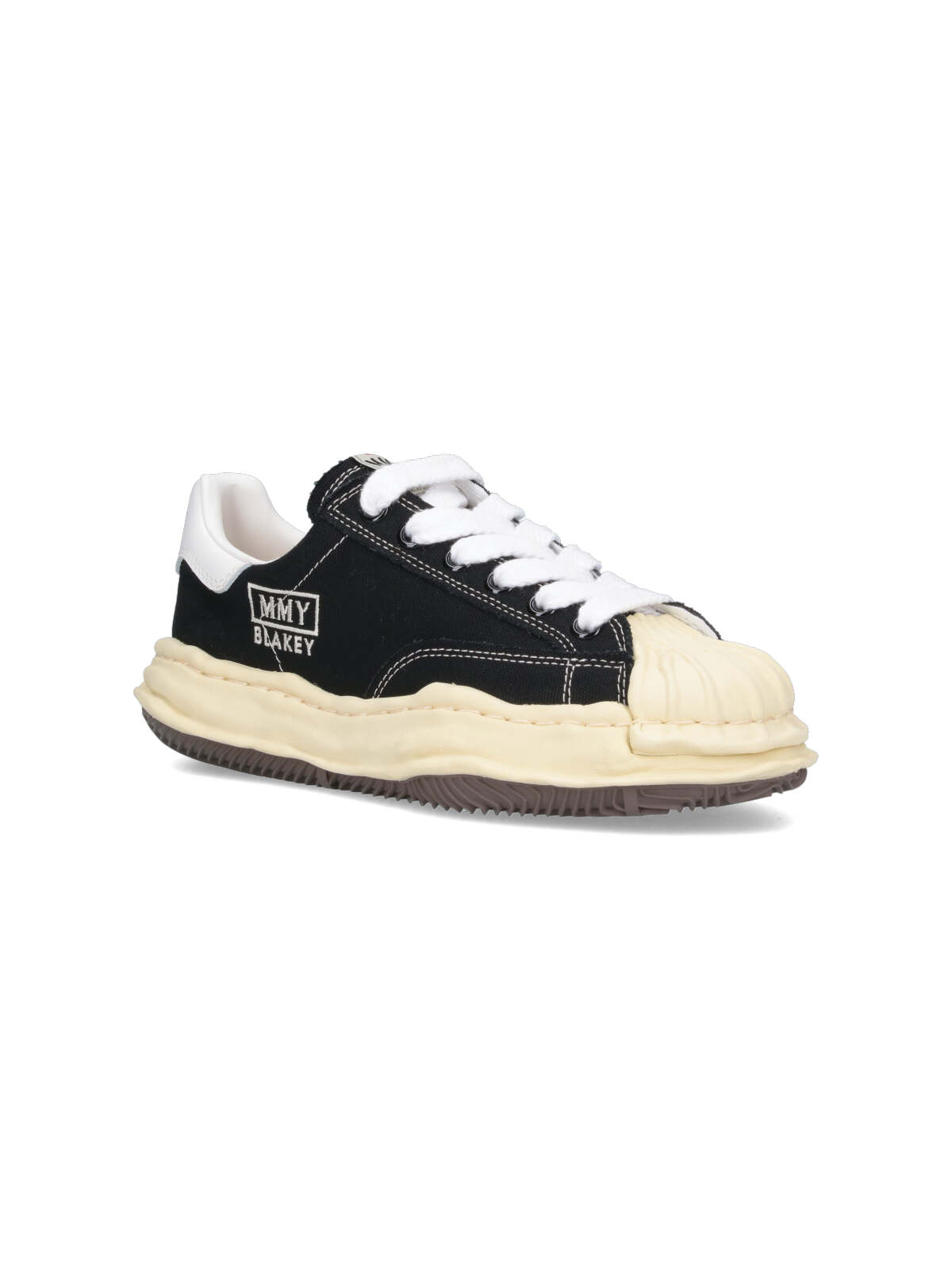 Miharayasuhiro Maison Mihara Yasuhiro Black Canvas Blakey Low Top Sneakers
