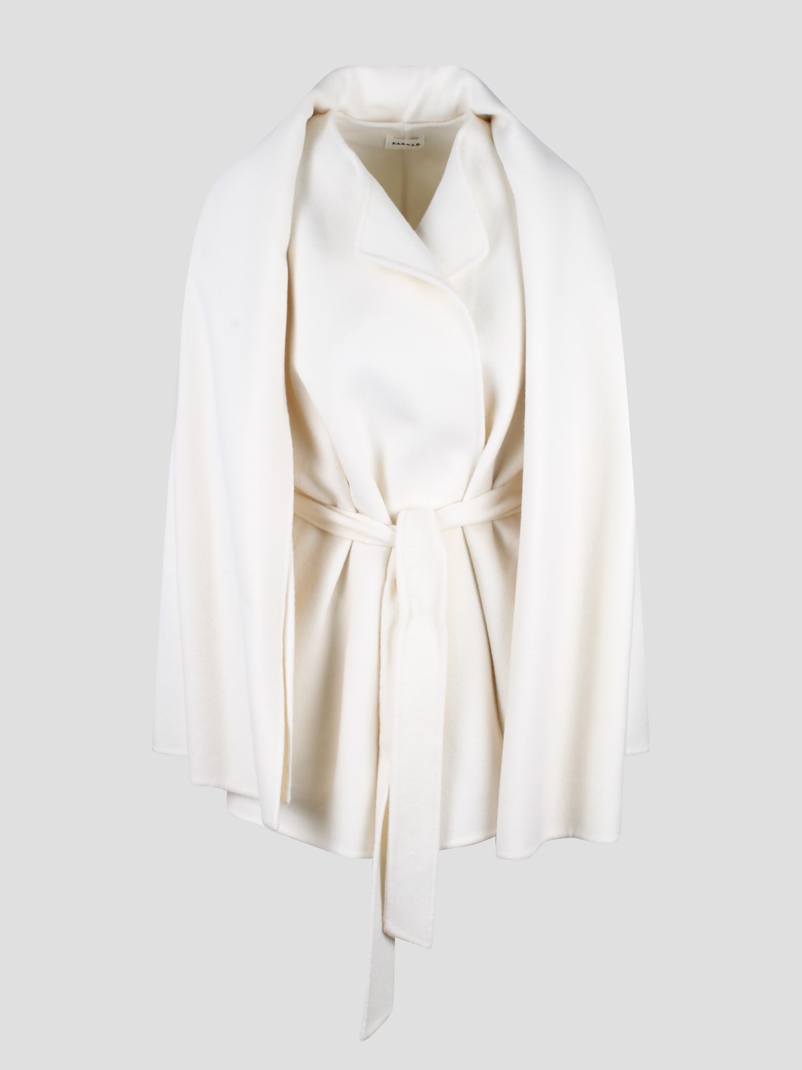 Shop P.a.r.o.s.h Leak Coat In White