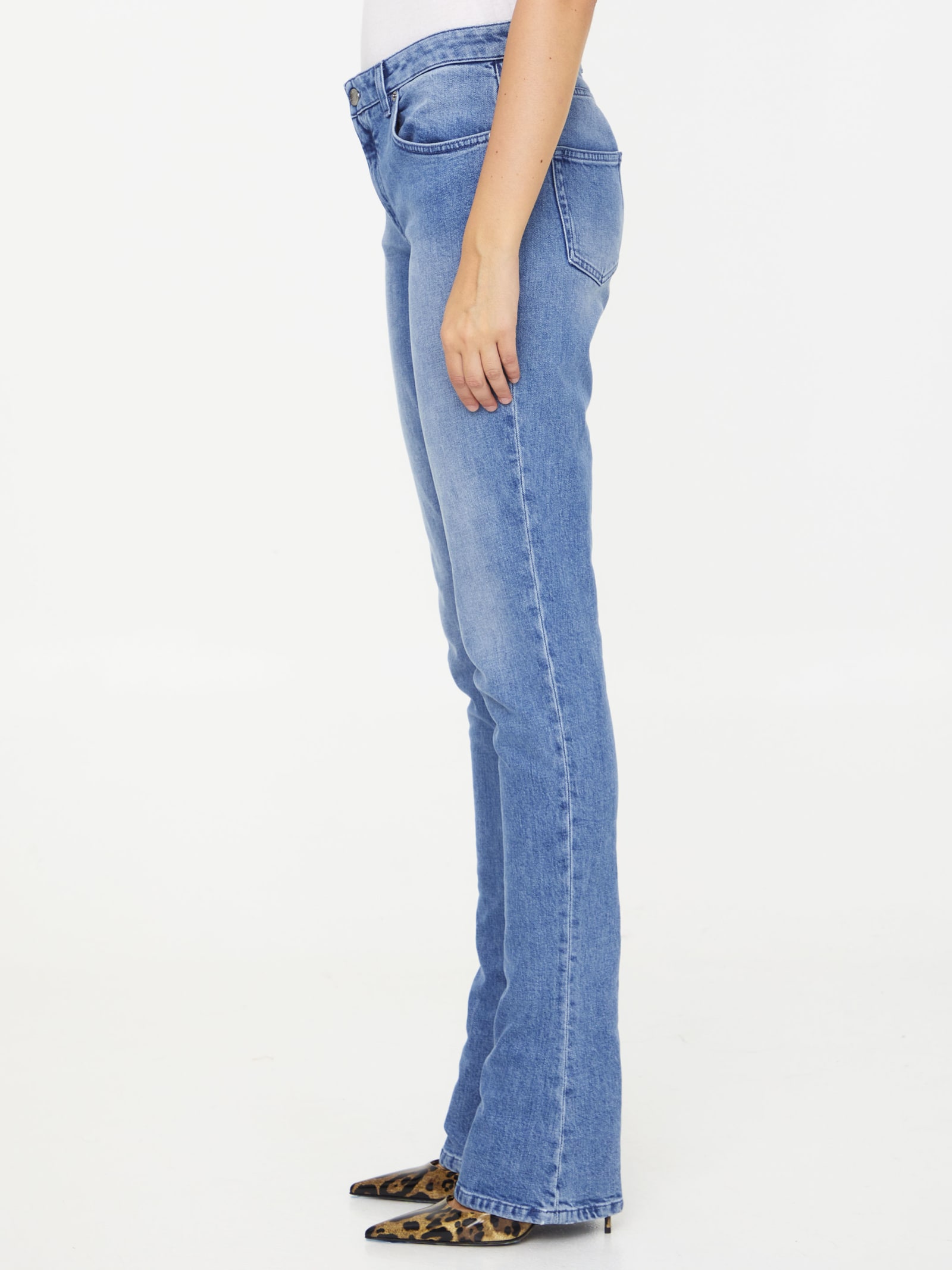 Shop Dolce & Gabbana Light-blue Denim Jeans In Light Blue