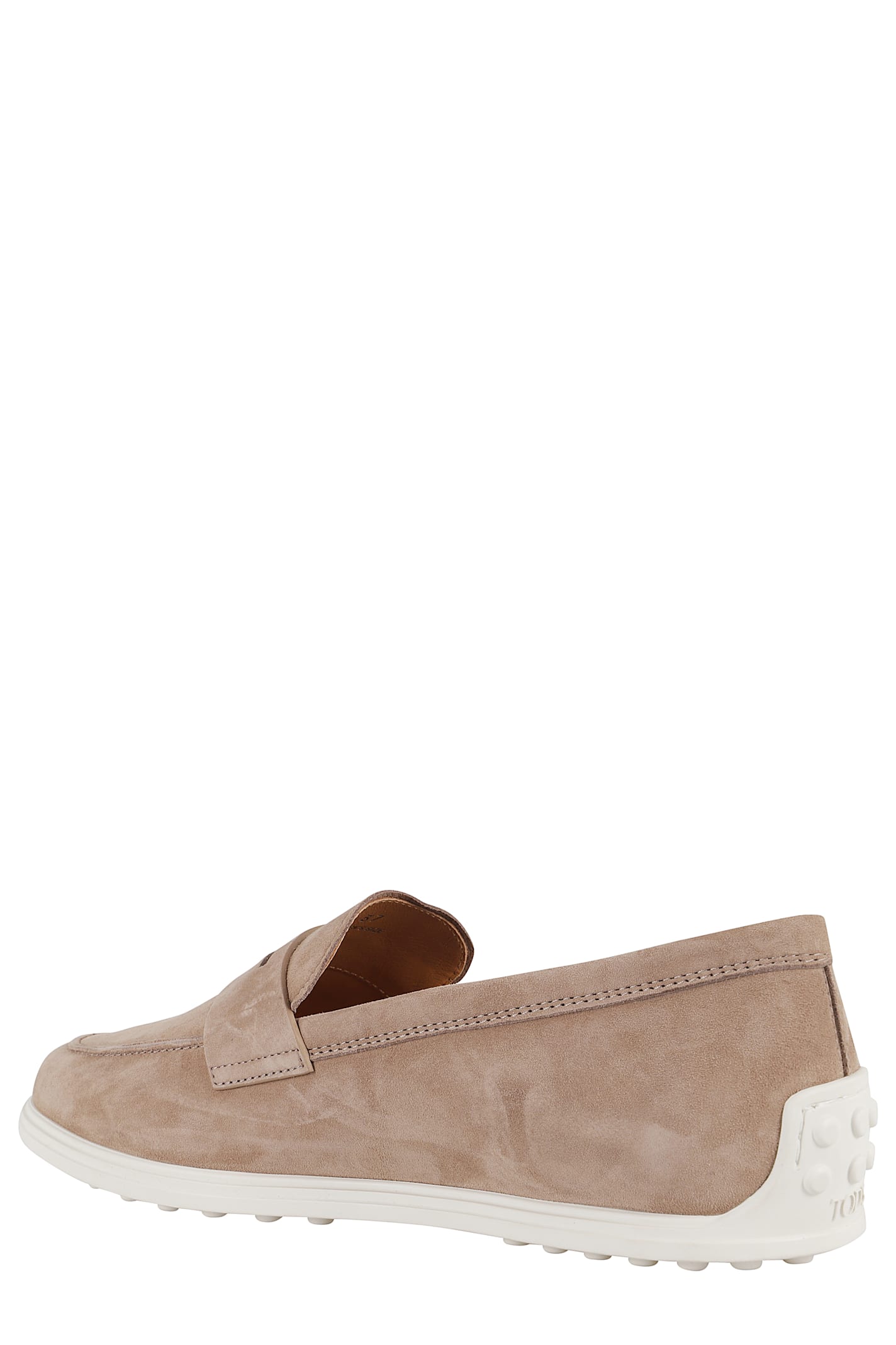 Tod's Gomma Leggero 62l Mocassino In Cappuccino