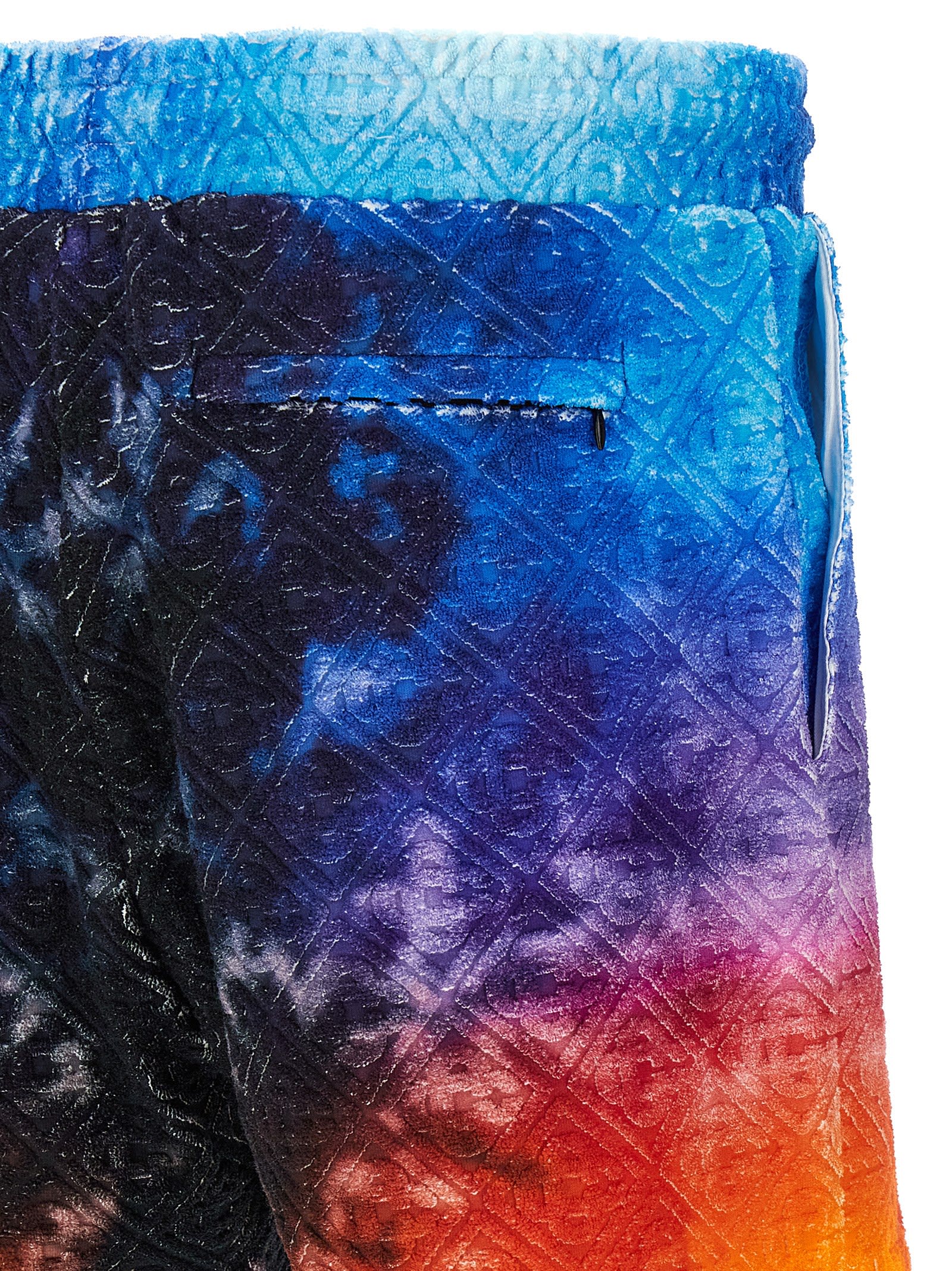 Casablanca The Gradient Towelling Bermuda And Short Multicolor In Multicolor