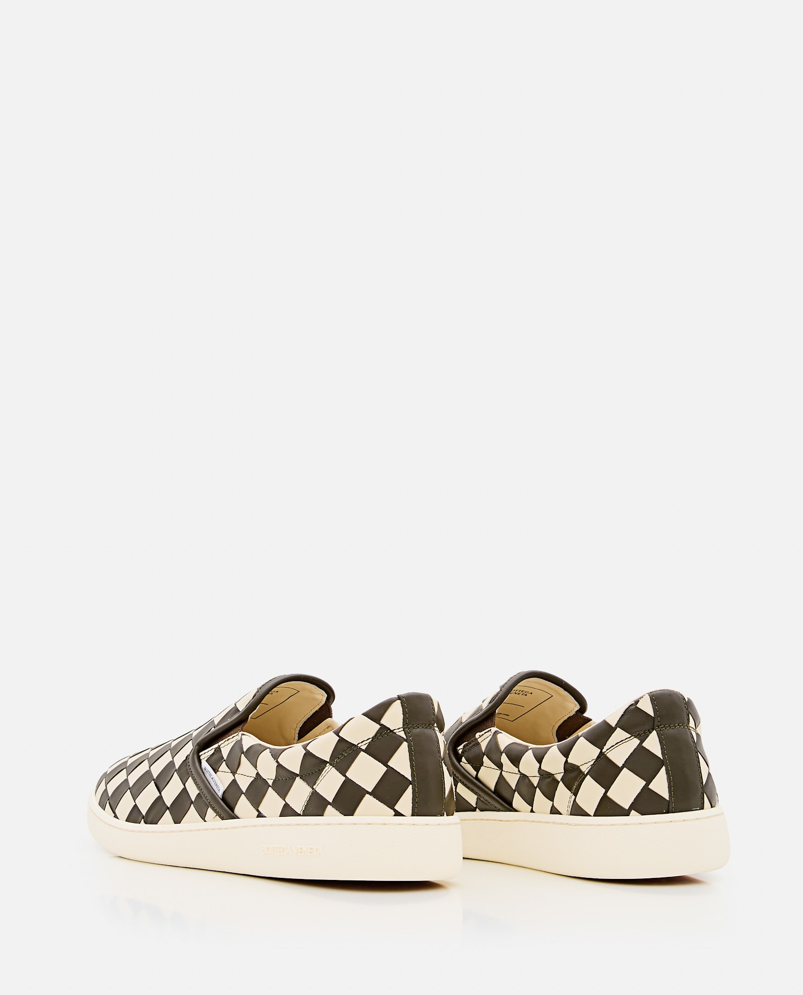 Bottega Veneta Men Sawyer Sneaker City Calfskin Bicolor In White