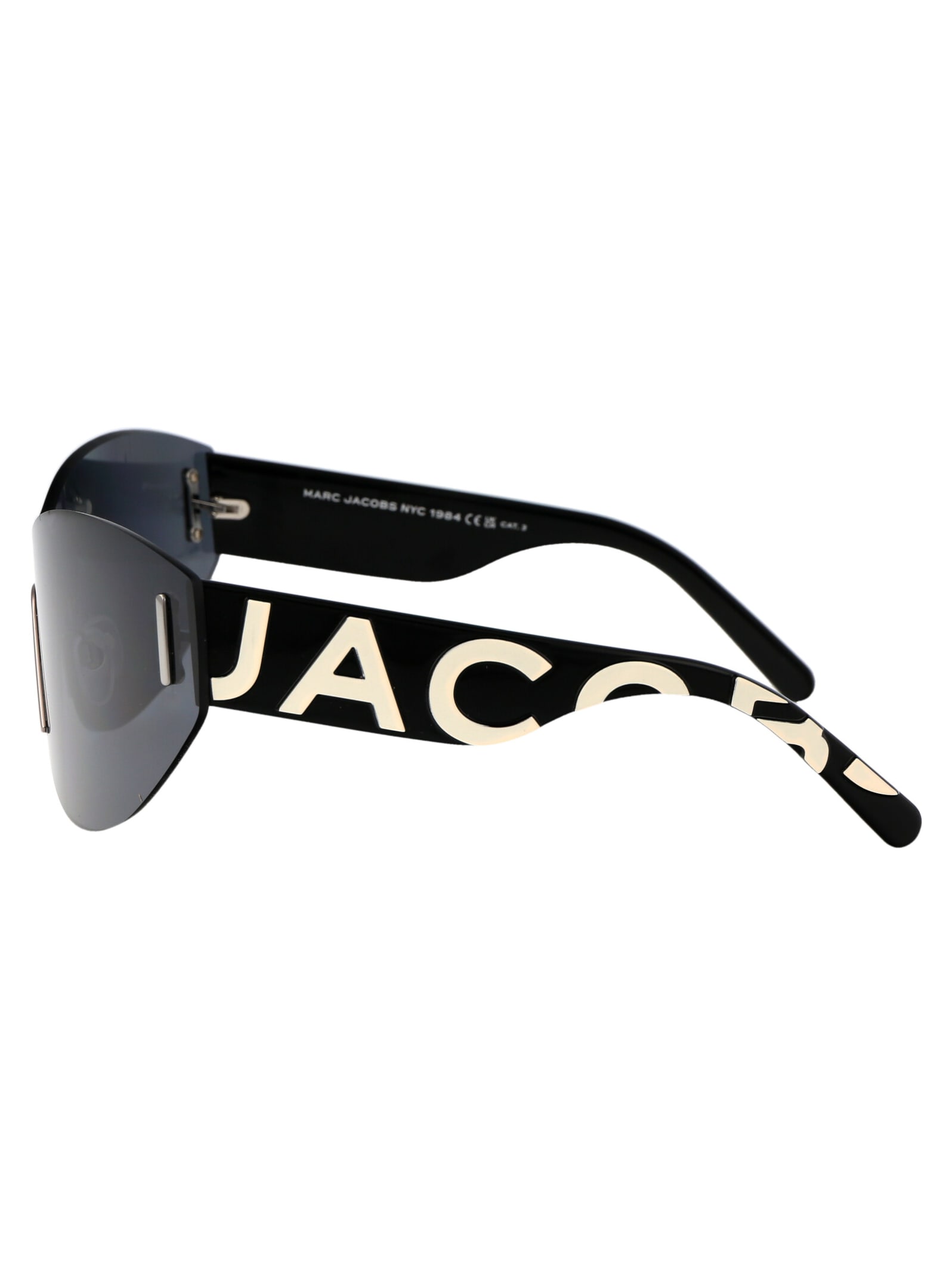 Shop Marc Jacobs Marc 737/s Sunglasses In 807ir Black