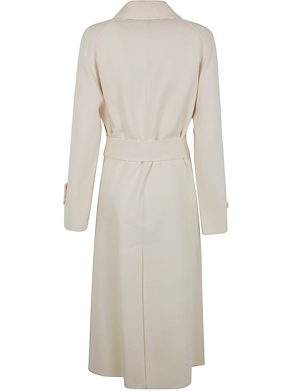 Shop Joseph Navarre Coat Dbl Face Cashmere In Ivory