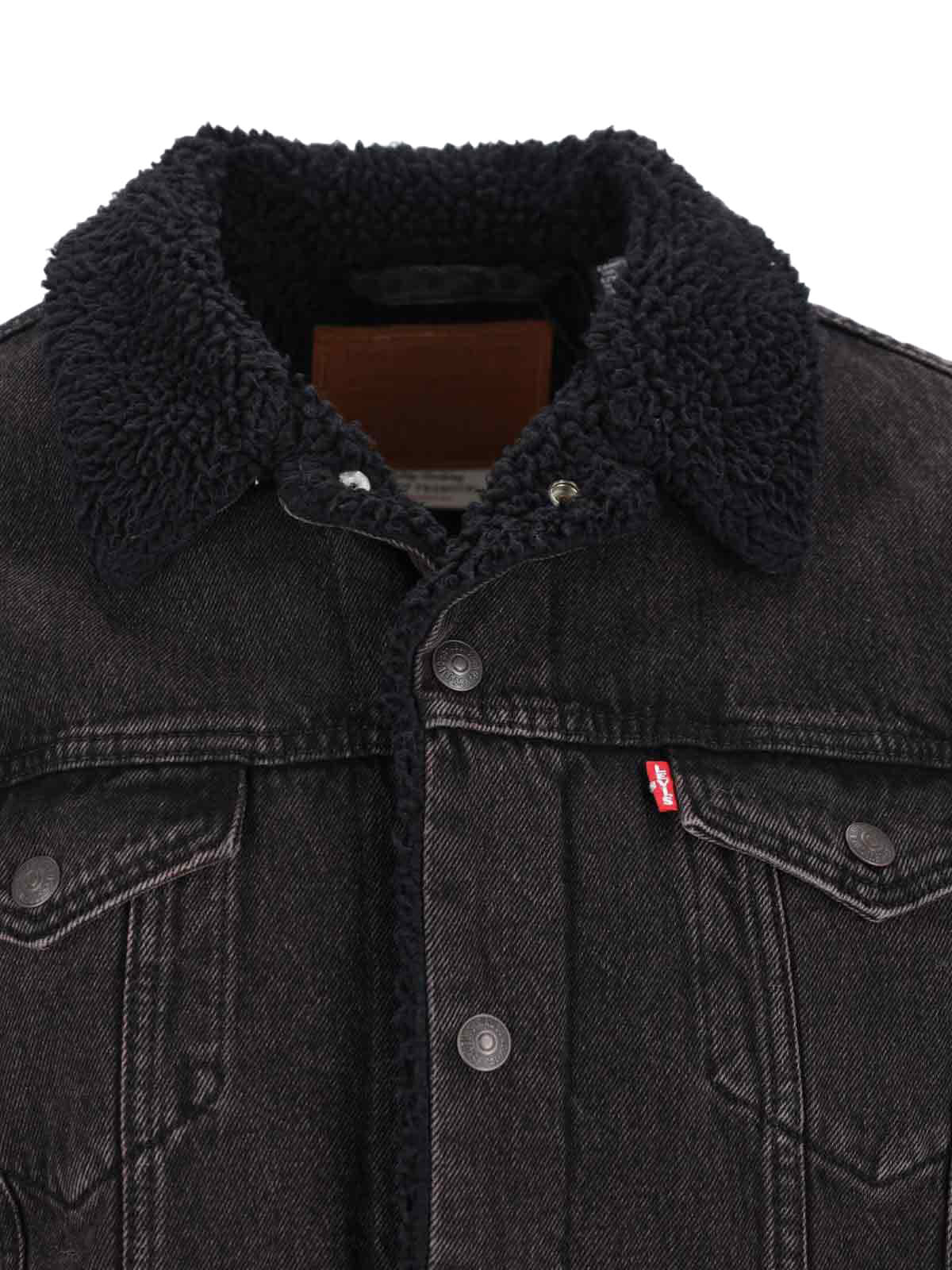 Levi's Sherpa Jacket In Gray