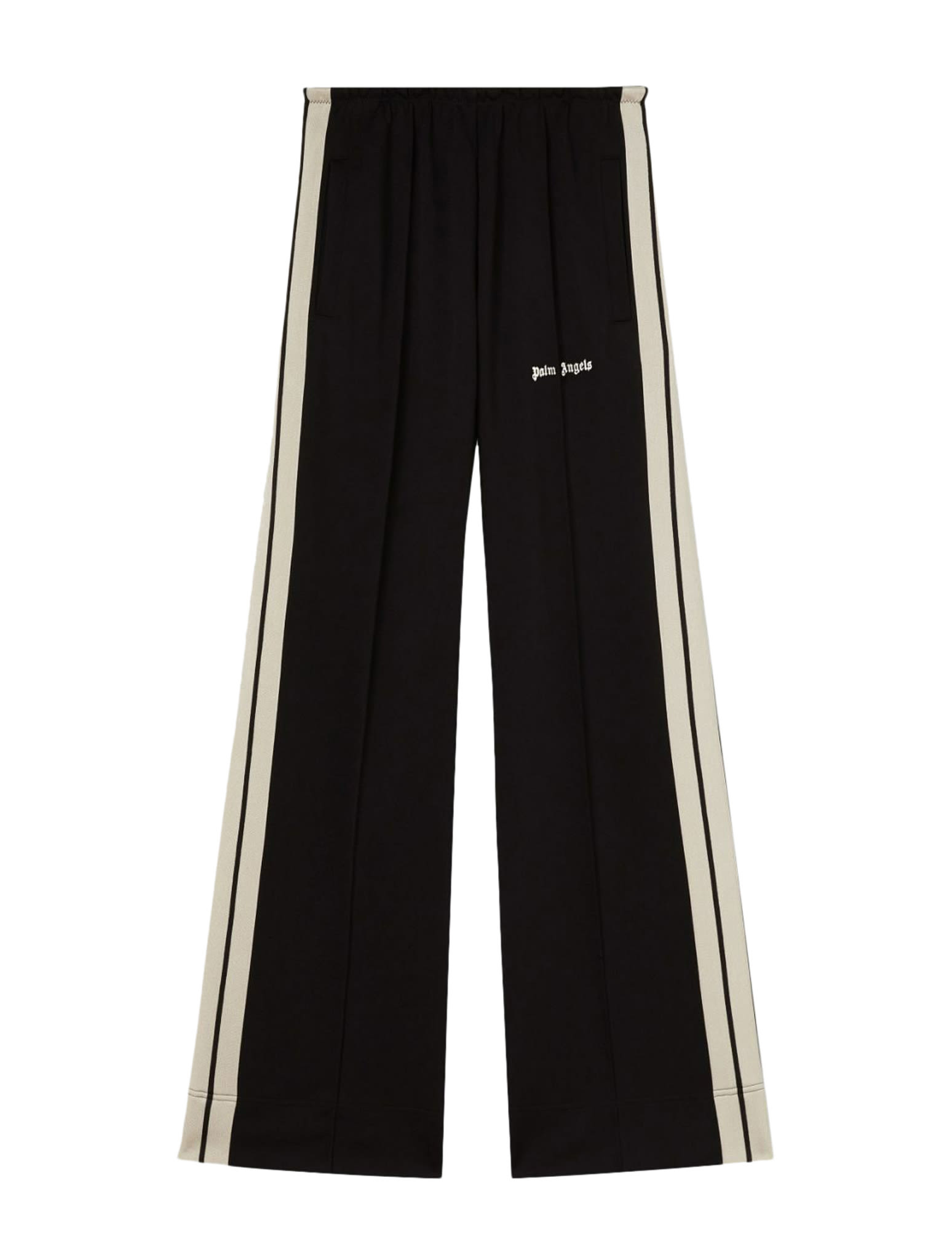 PALM ANGELS CLASSIC LOOSE TRACK PANTS BLACK OFF WHIT
