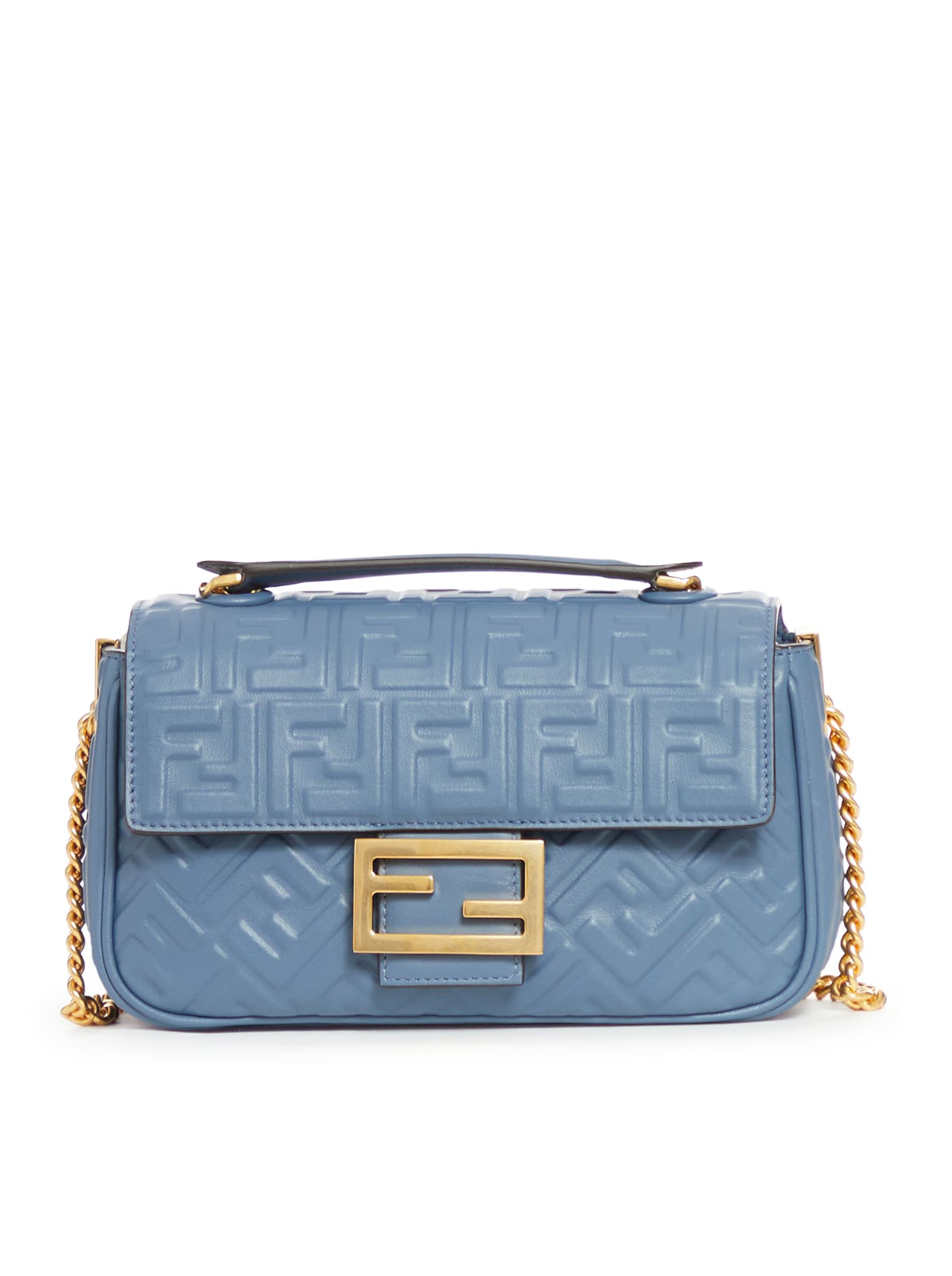 FENDI BAGUETTE CHAIN MIDI NAPPA FF