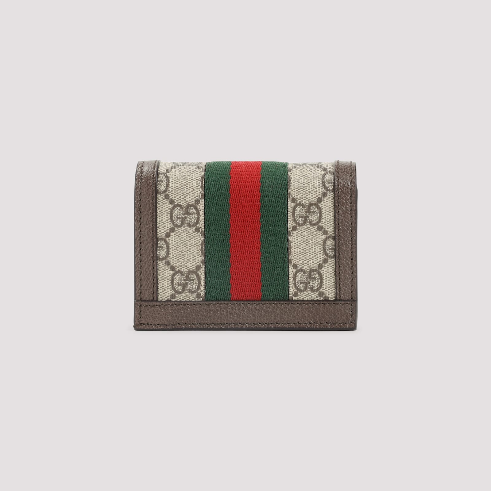 Gucci Gg Leather Wallet Ophidia In Multi