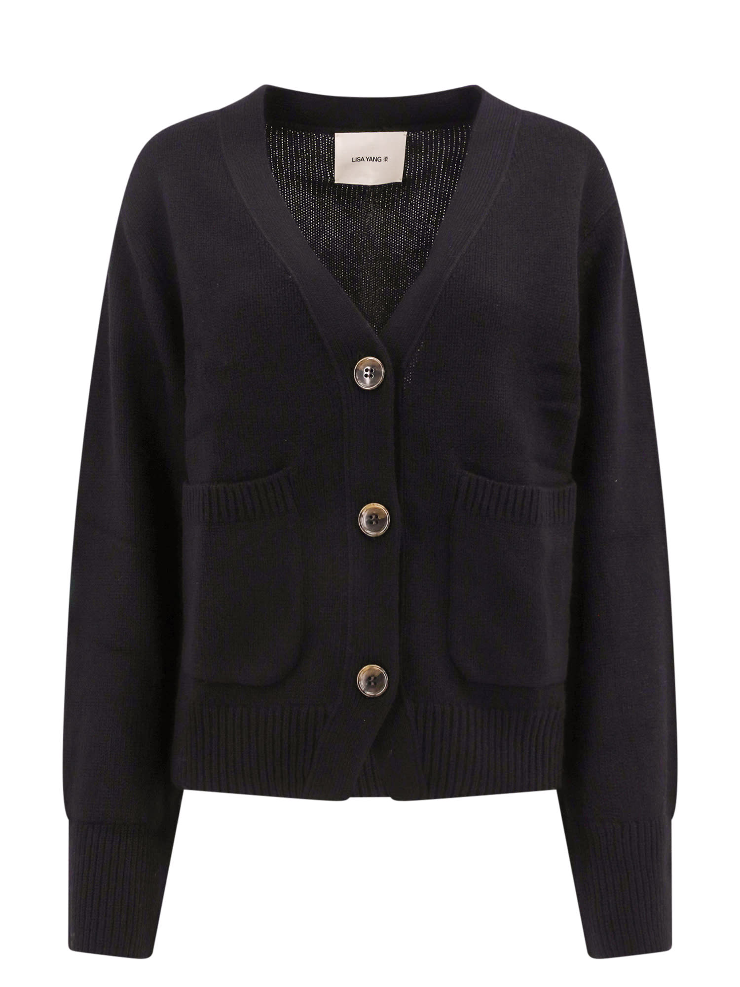 Lisa Yang Danni Cashmere Cardigan In Black