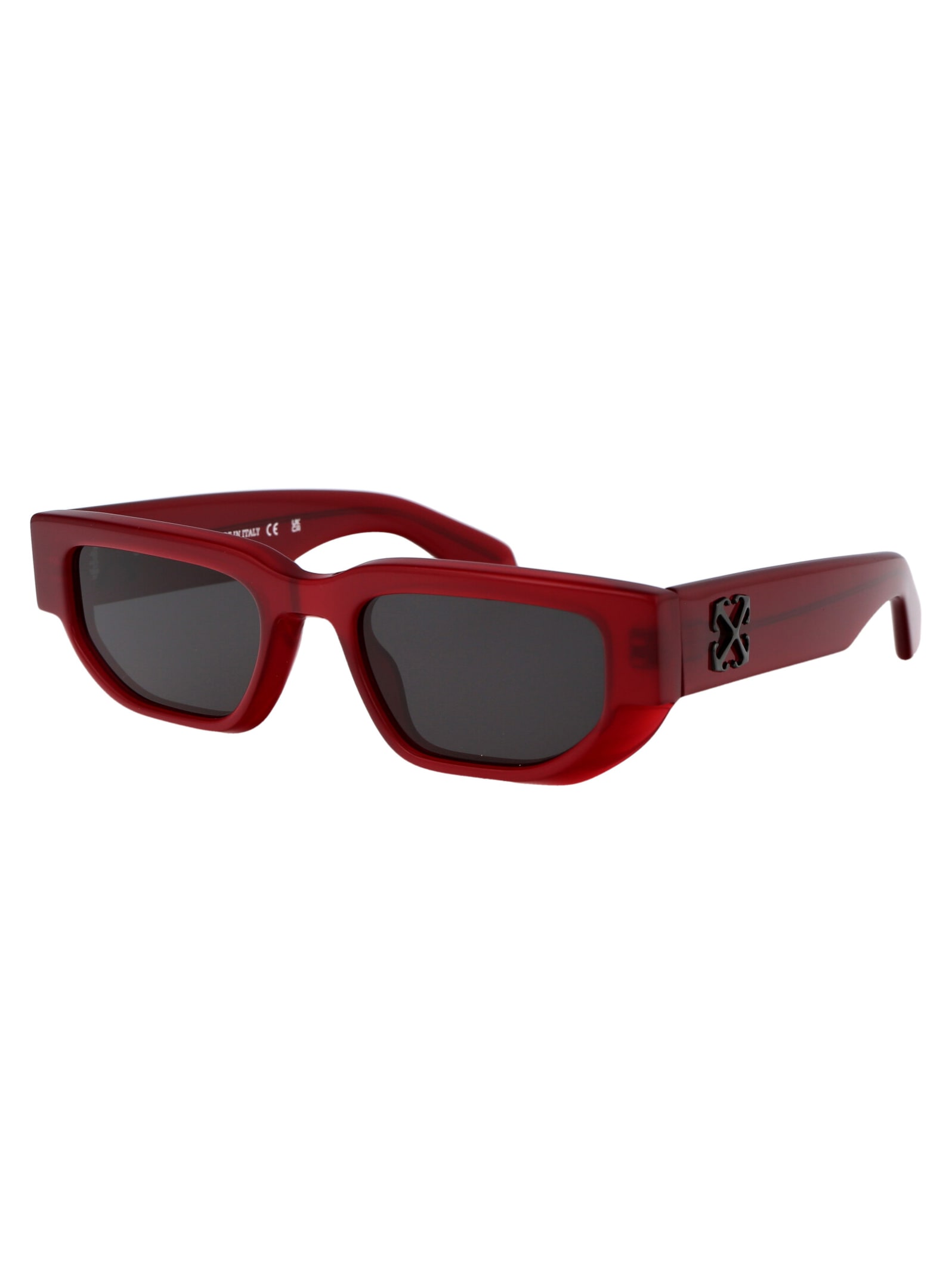 Shop Off-white Greeley Sunglasses In 2807 Burgundy