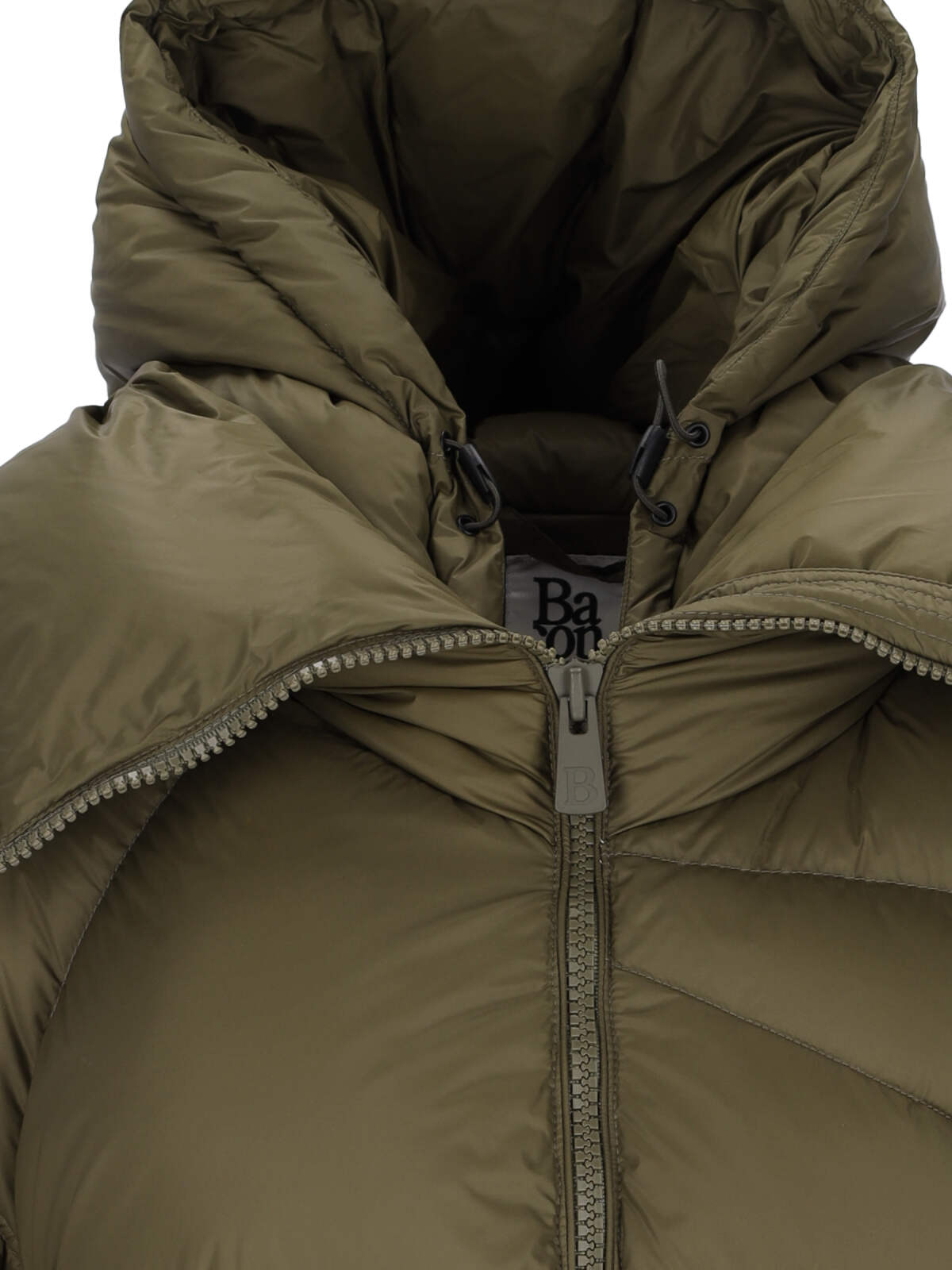 Shop Bacon Double B Maxi Wlt Down Jacket In Green