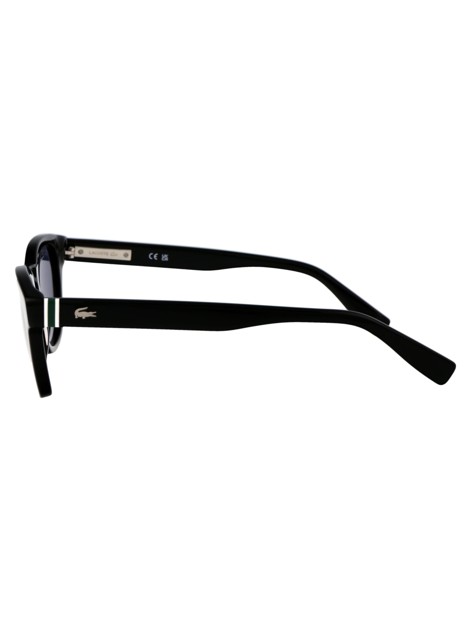 Shop Lacoste L6015s Sunglasses In 001 Black