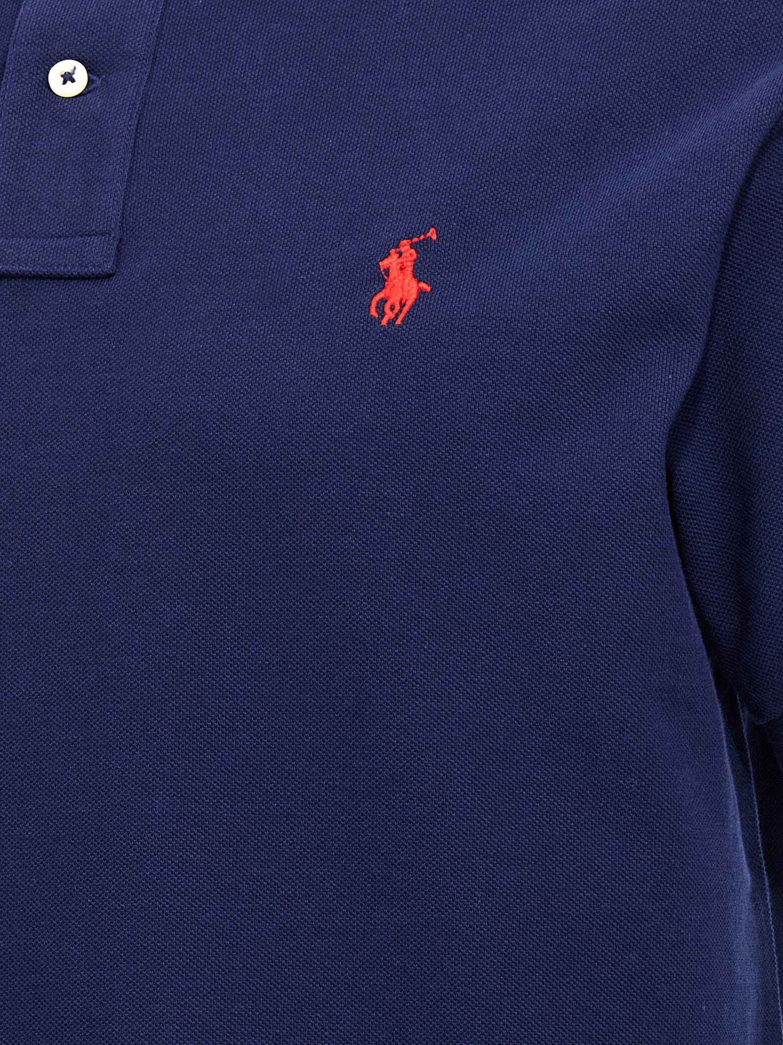 Polo Ralph Lauren Slim Fit Classic Polo Shirt Clothing In Blue
