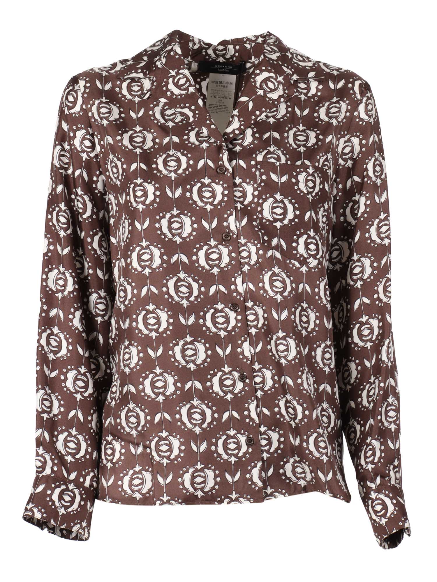 Weekend Max Mara Shirt In Brown
