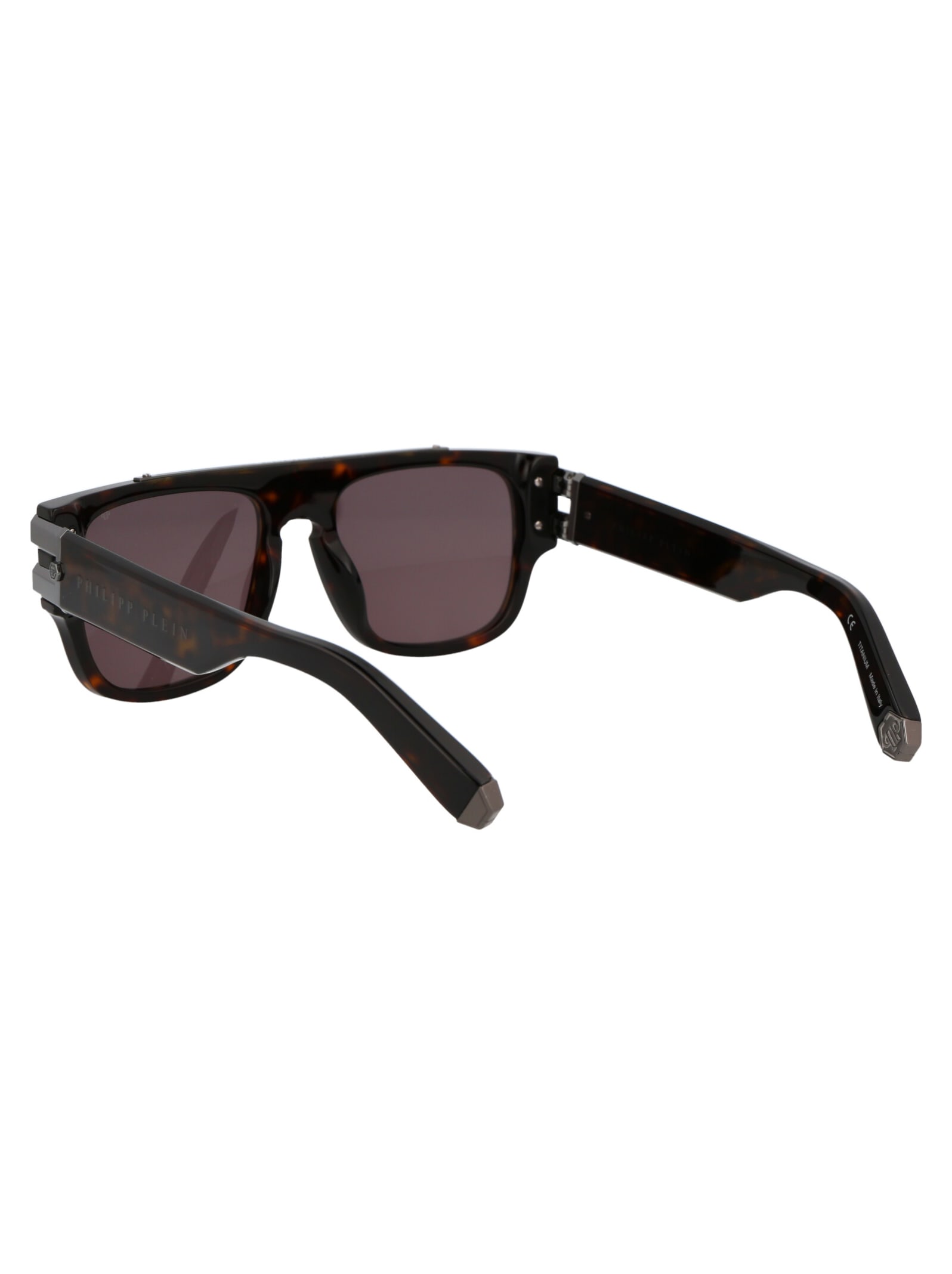 Shop Philipp Plein Spp011m Sunglasses In 0722 Brown