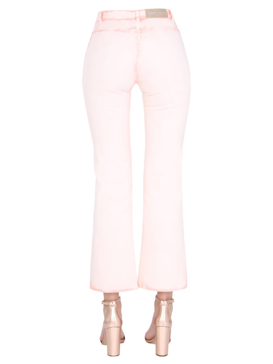 Shop Alberta Ferretti 70s Trousers In Pink