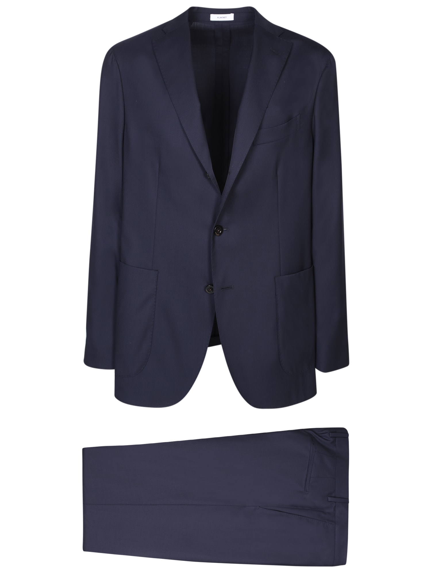 Shop Boglioli Single-breasted Blue Suit