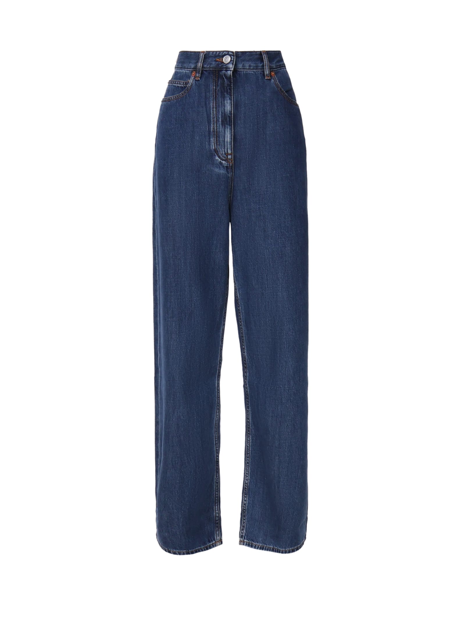 Wide Leg High-waisted Jeans