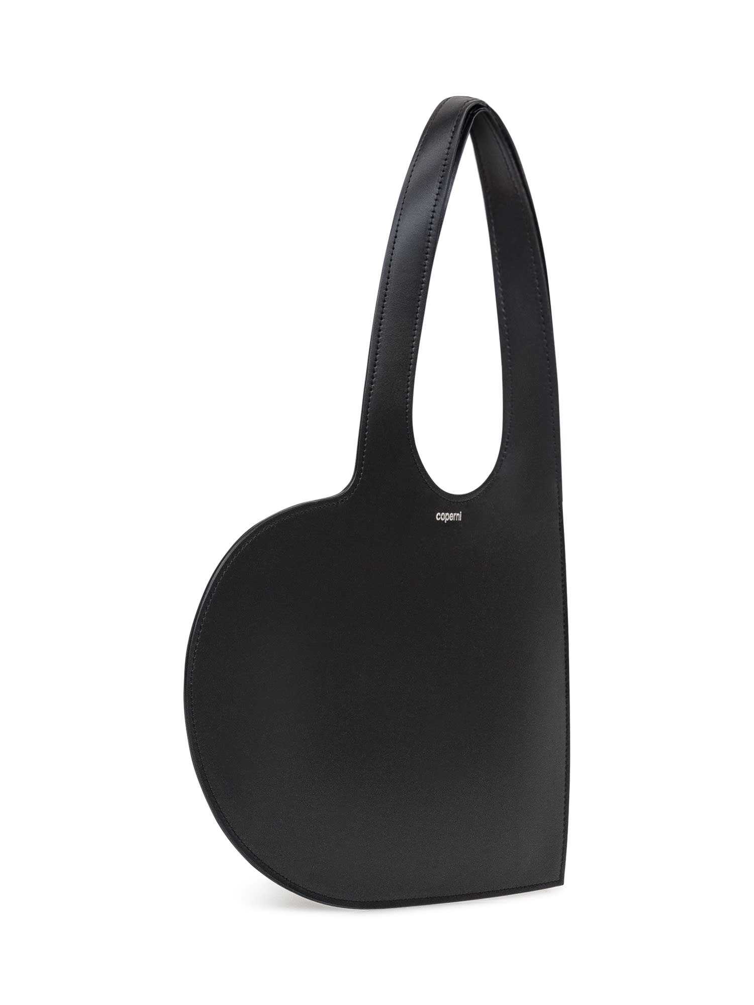 Shop Coperni Mini Heart Gloss Bag In Black