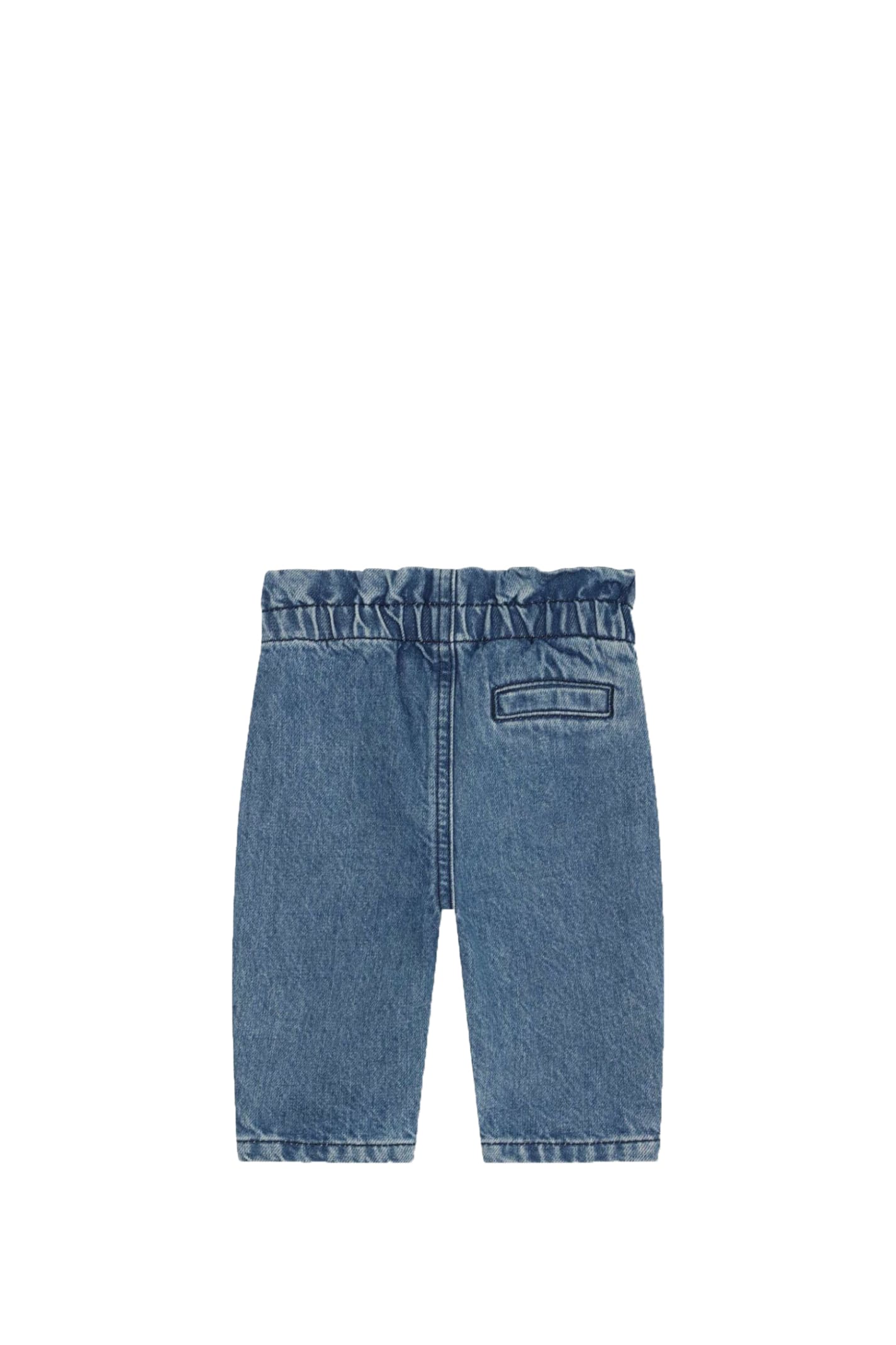 Shop Kenzo Cotton Denim Jeans In Blue