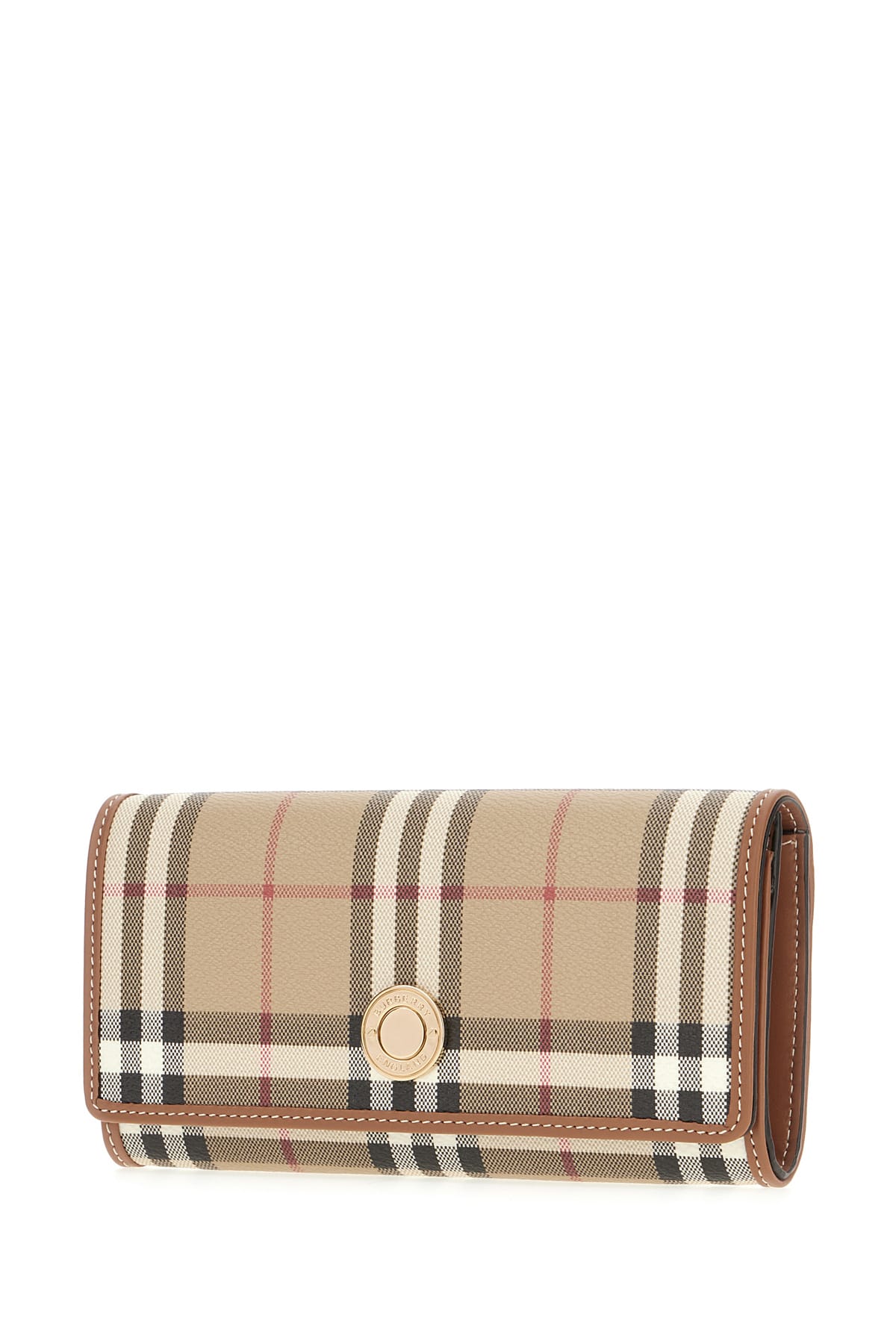 Shop Burberry Printed Fabric Wallet In Archive Beige