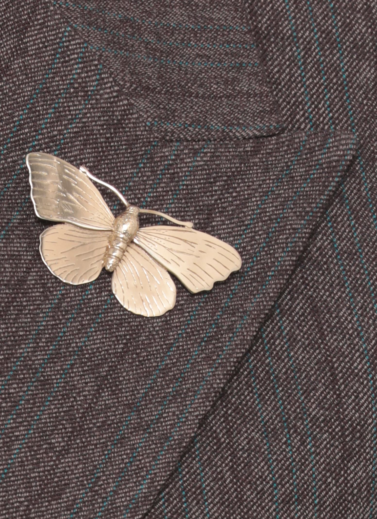 Golden Goose Wool Blazer In Brown