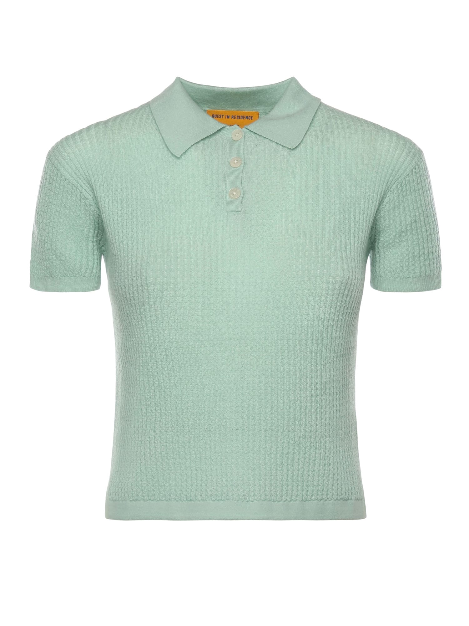 Guest In Residence Shrunken Cashmere Polo In Green