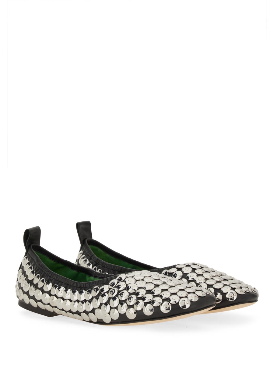 Tory Burch Studded Ballet In Multi