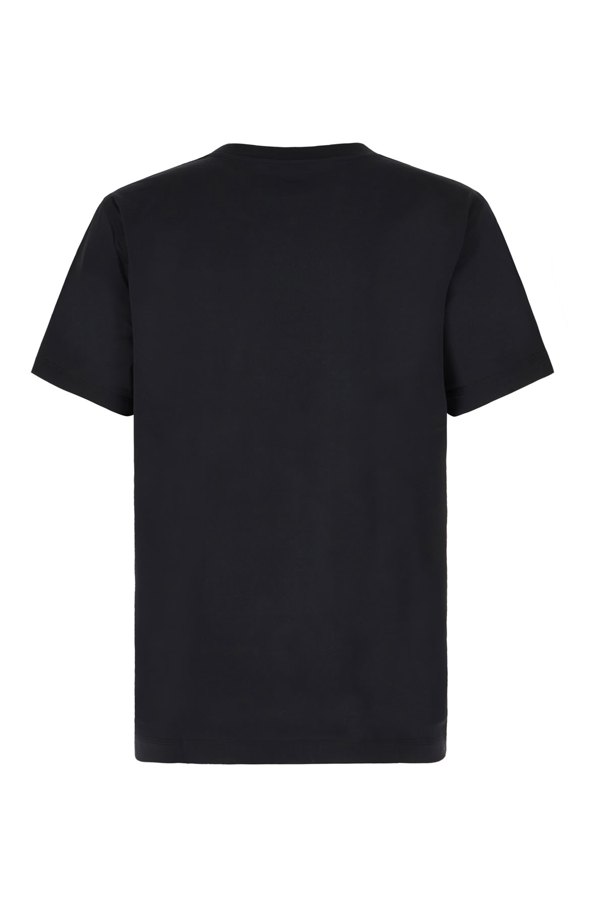 BURBERRY BLACK COTTON T-SHIRT 