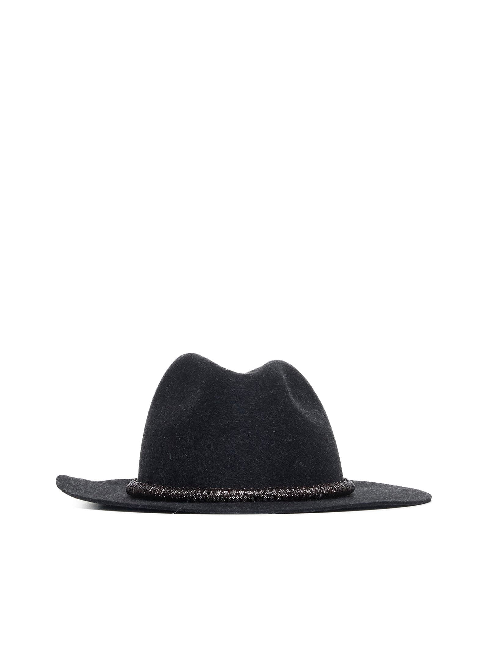 Shop Brunello Cucinelli Hat In Black