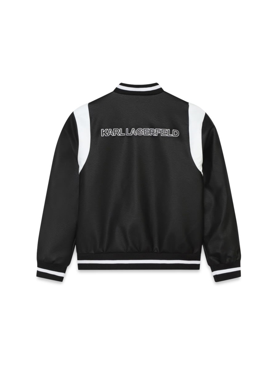 Shop Karl Lagerfeld Jacket In Black