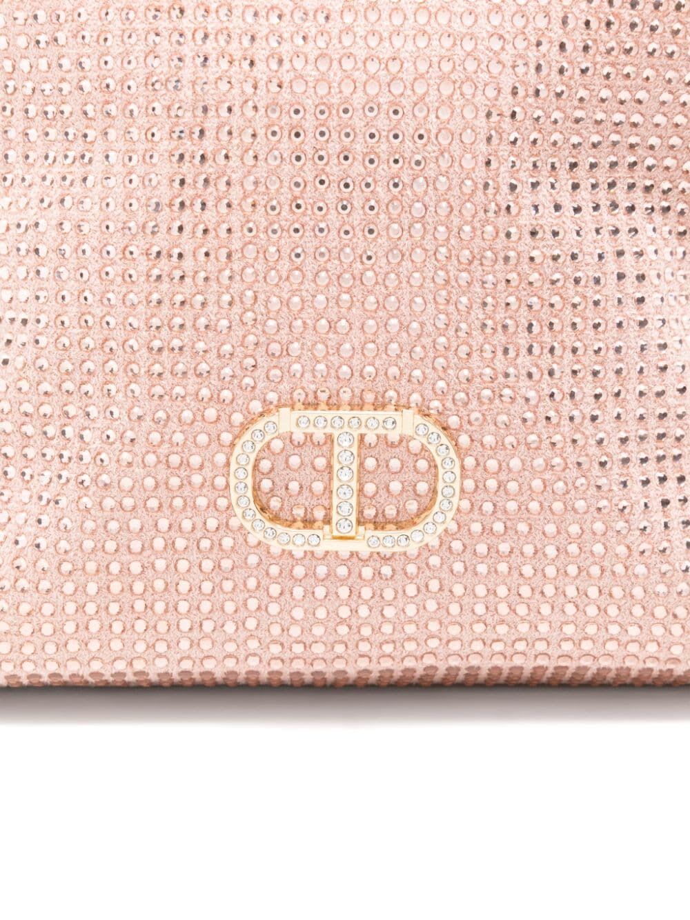 Shop Twinset Mini Tote Bag In Peachy Keen