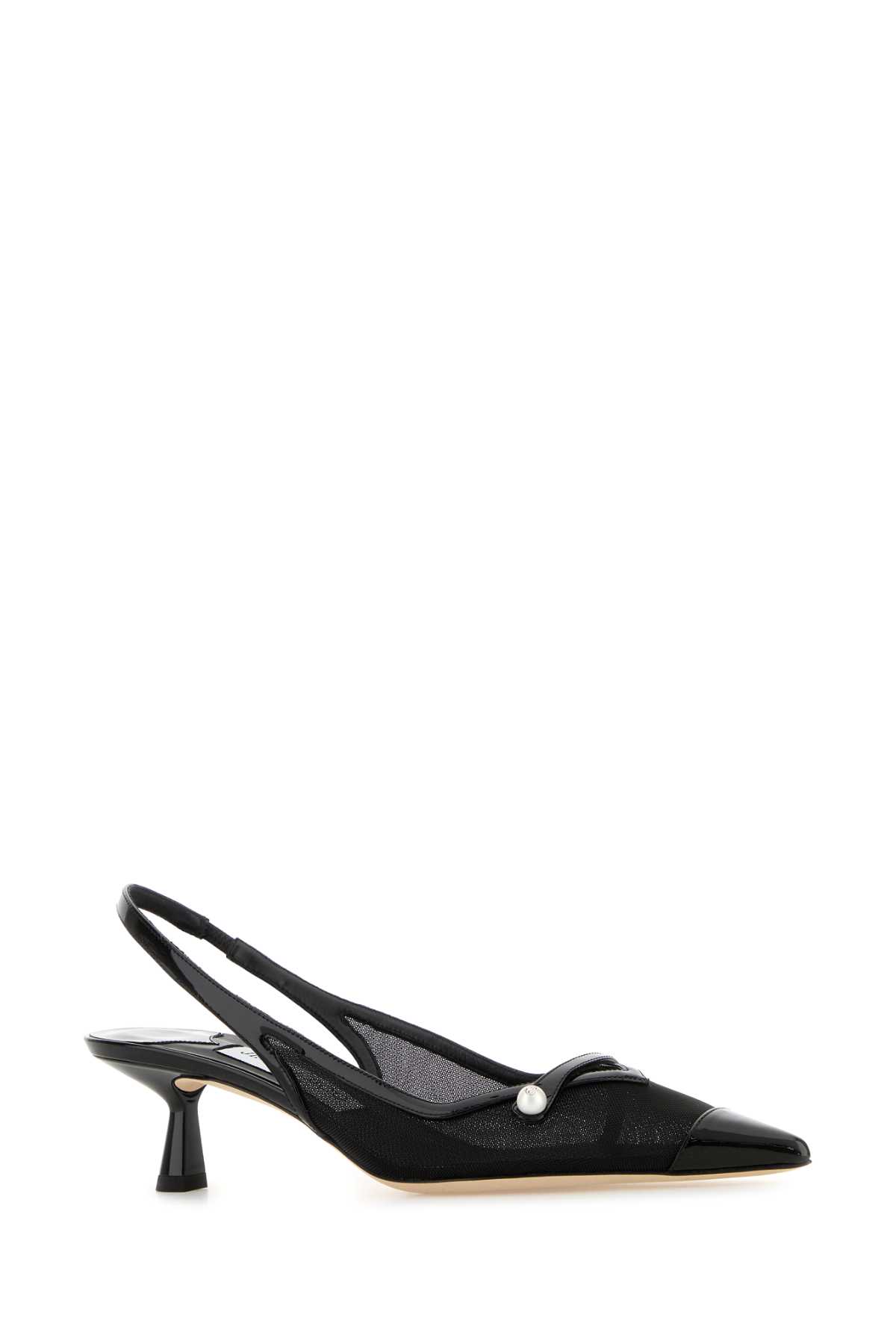 Jimmy Choo Amita Pointed Toe Pumps In Black