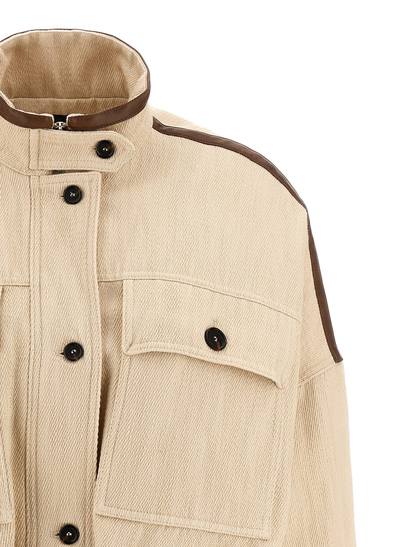 Pinko Babilonia Casual Jackets And Parka Beige