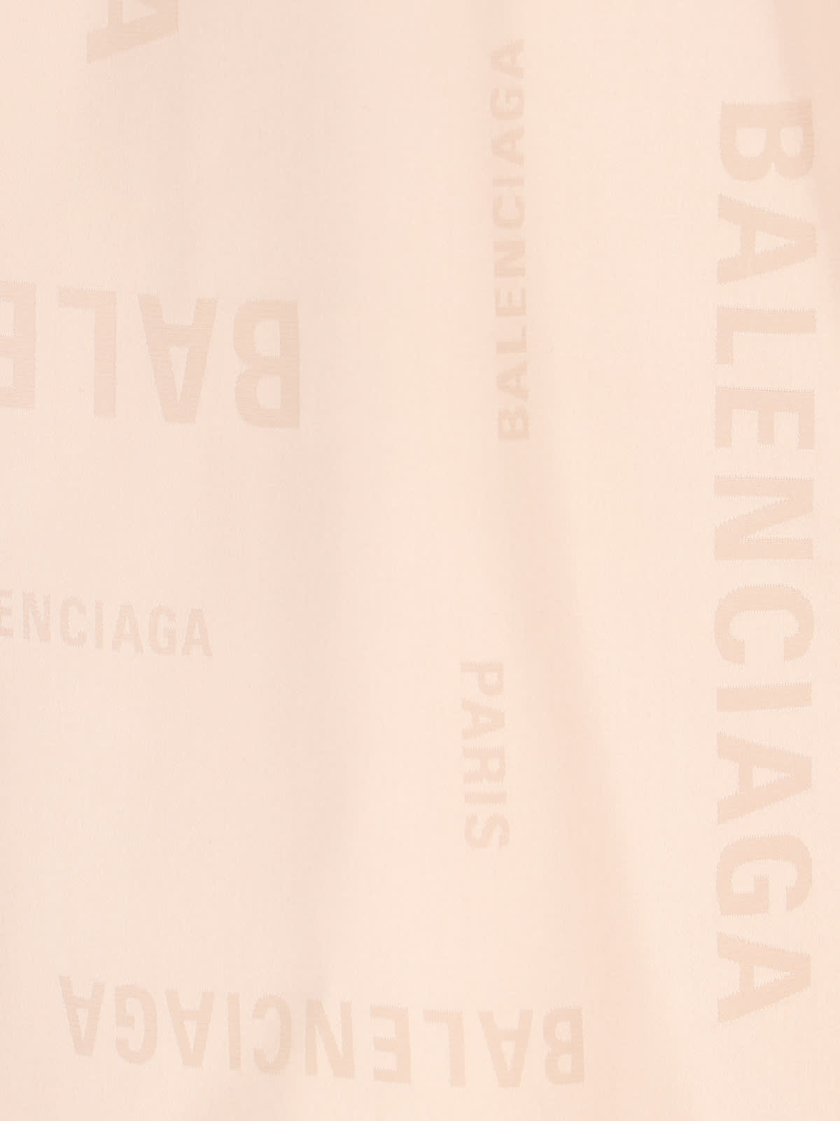 Shop Balenciaga Maxi Bow Shirt In Beige