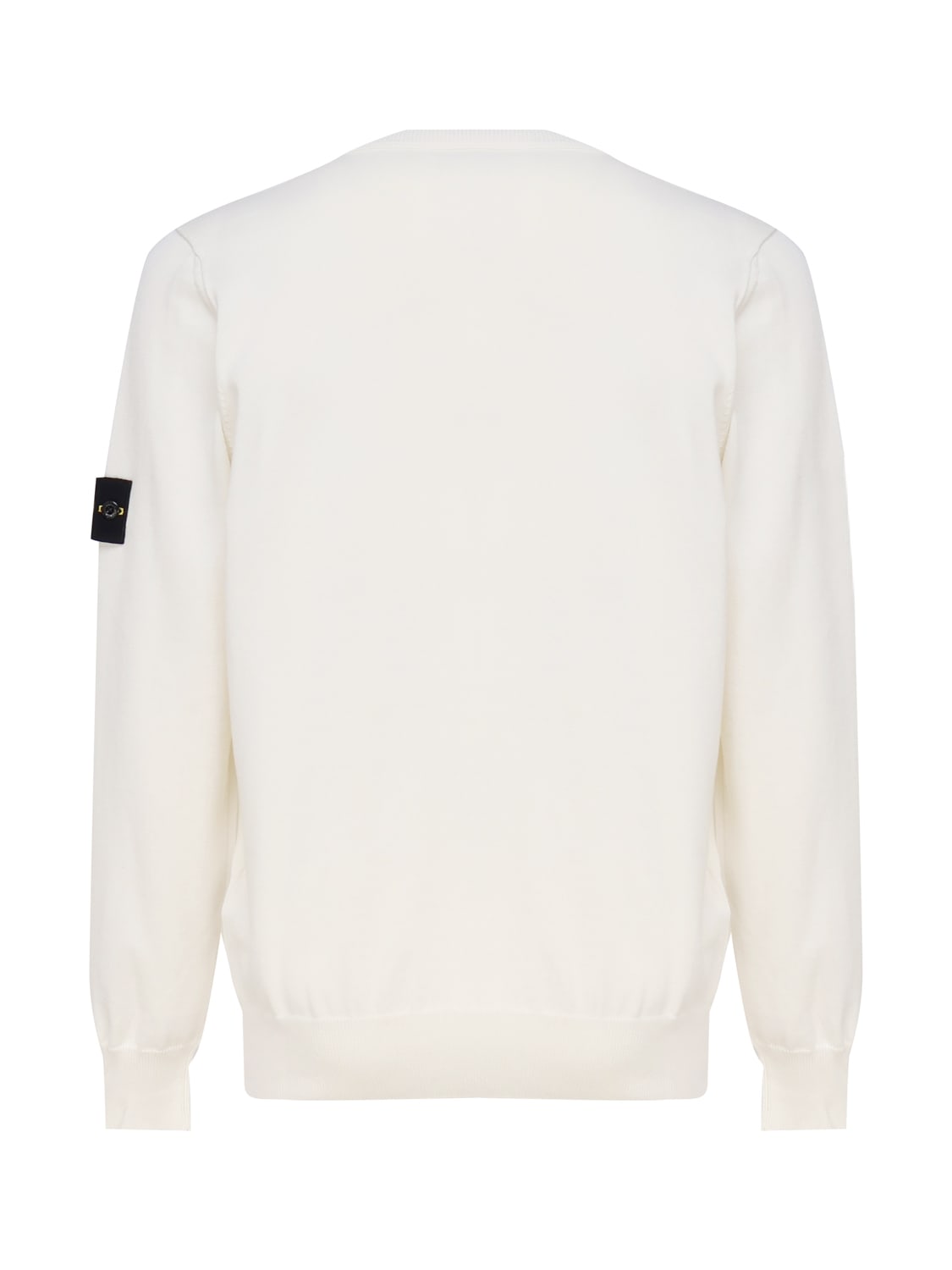 STONE ISLAND COTTON LOGO KNIT 