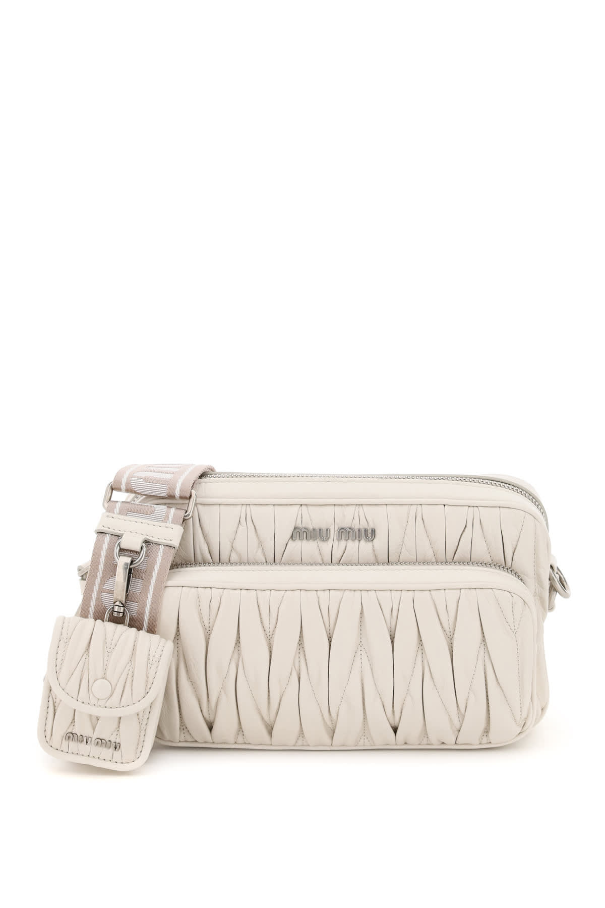 Miu Miu QUILTED CAMERA BAG WITH POUCH