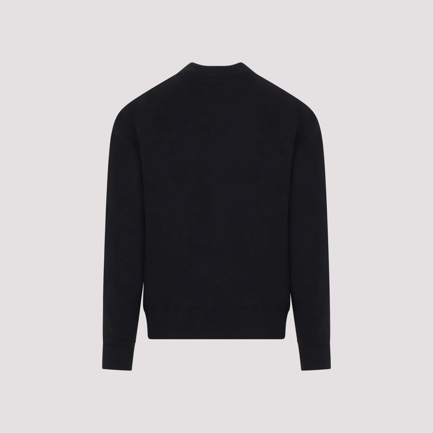 Shop Jil Sander Cotton Sweatshirt In Black