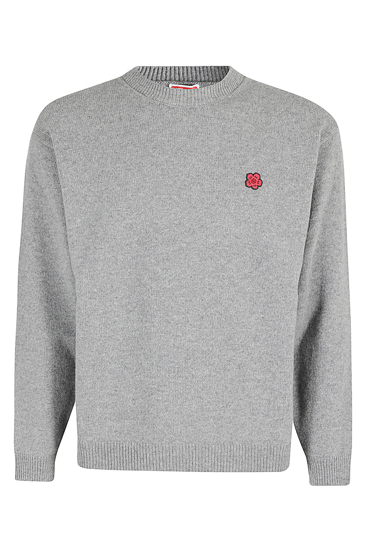 Shop Kenzo Rws Boke Flower Jumper In Misty Grey