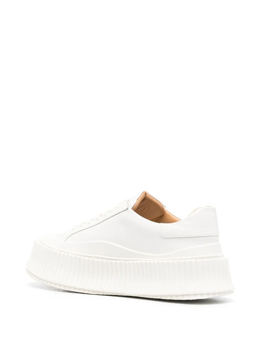 Shop Jil Sander Sneakers In Snow