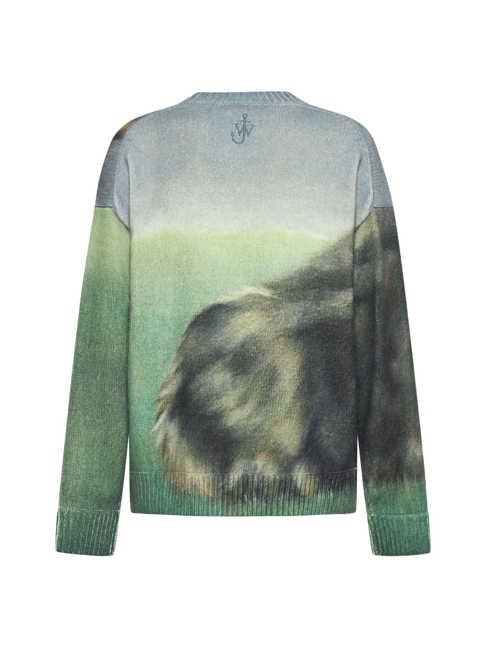 Shop Jw Anderson Sweater In Emerald