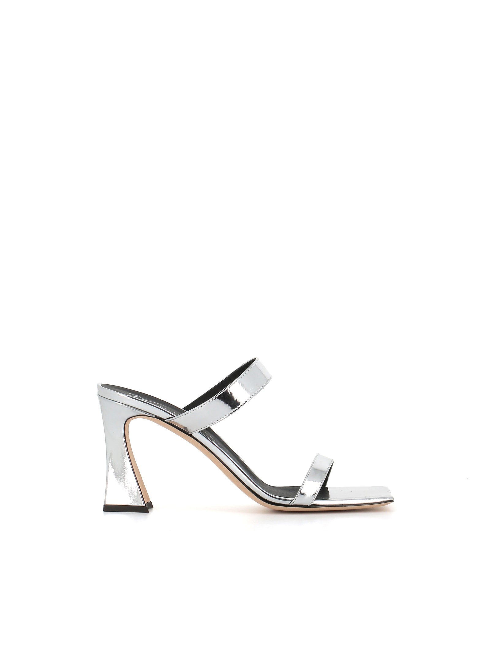 GIUSEPPE ZANOTTI MULE FLAMINIA,E100084SILVER SILVER