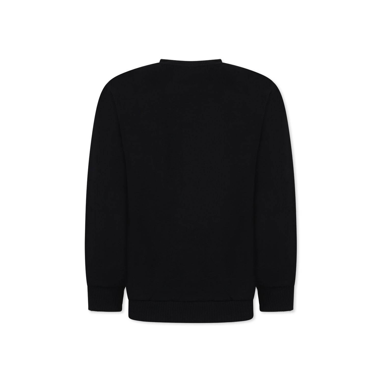 BALMAIN BLACK SWEATSHIRT FOR GIRL WITH LOGO 