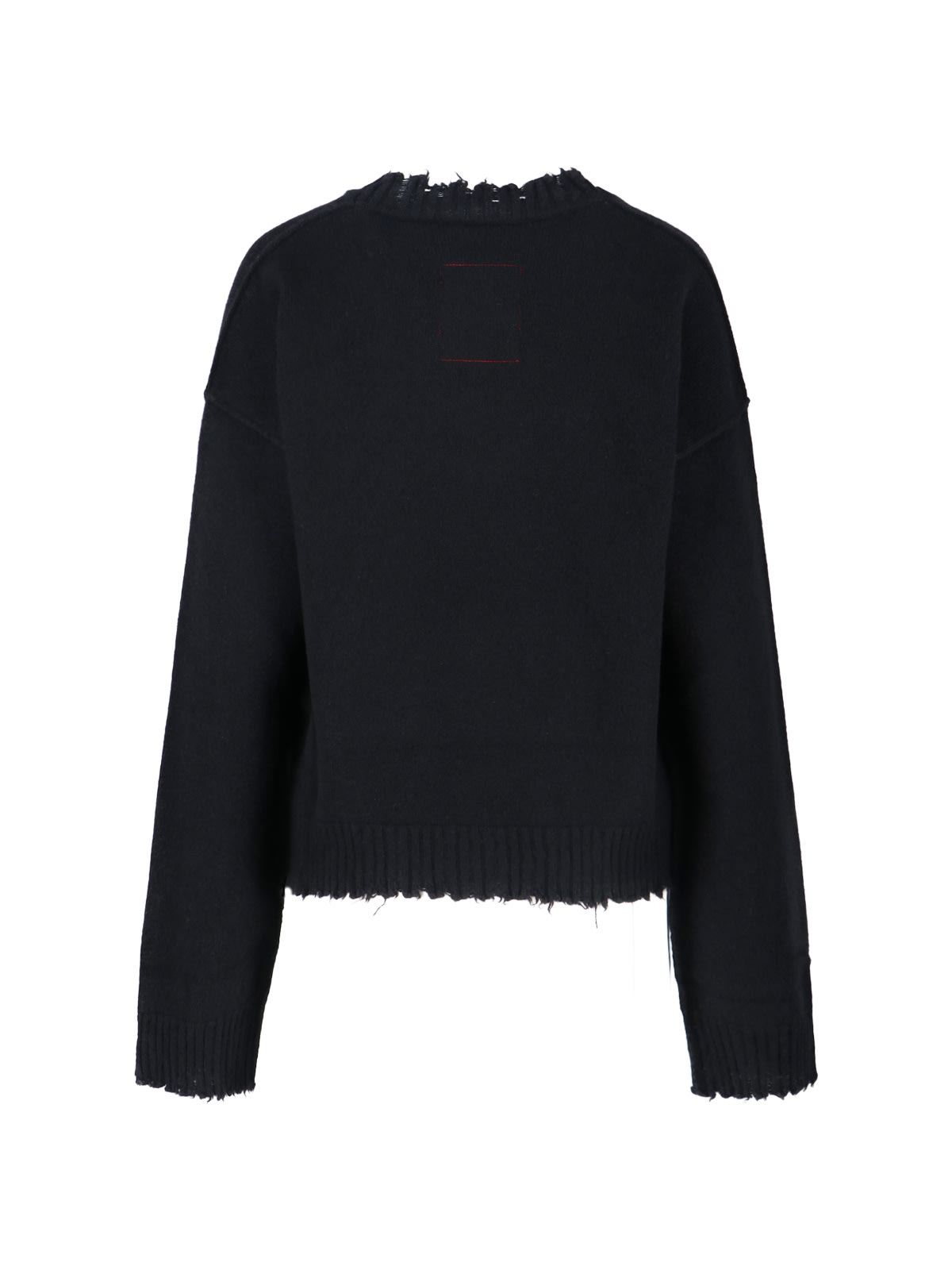 Uma Wang Round Neck Sweater In Black