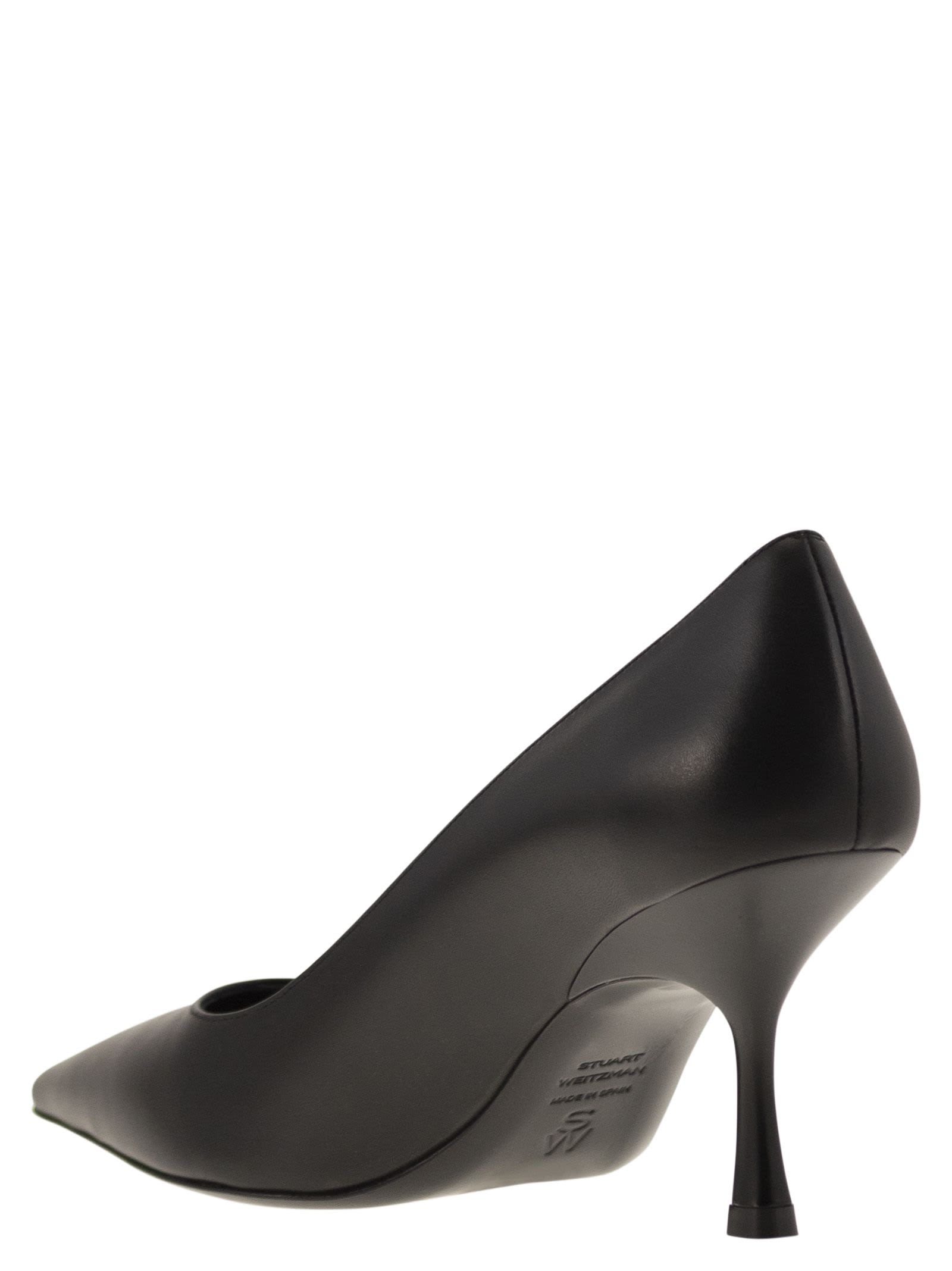 Stuart Weitzman Naomi Pointed-toe Pumps In Black