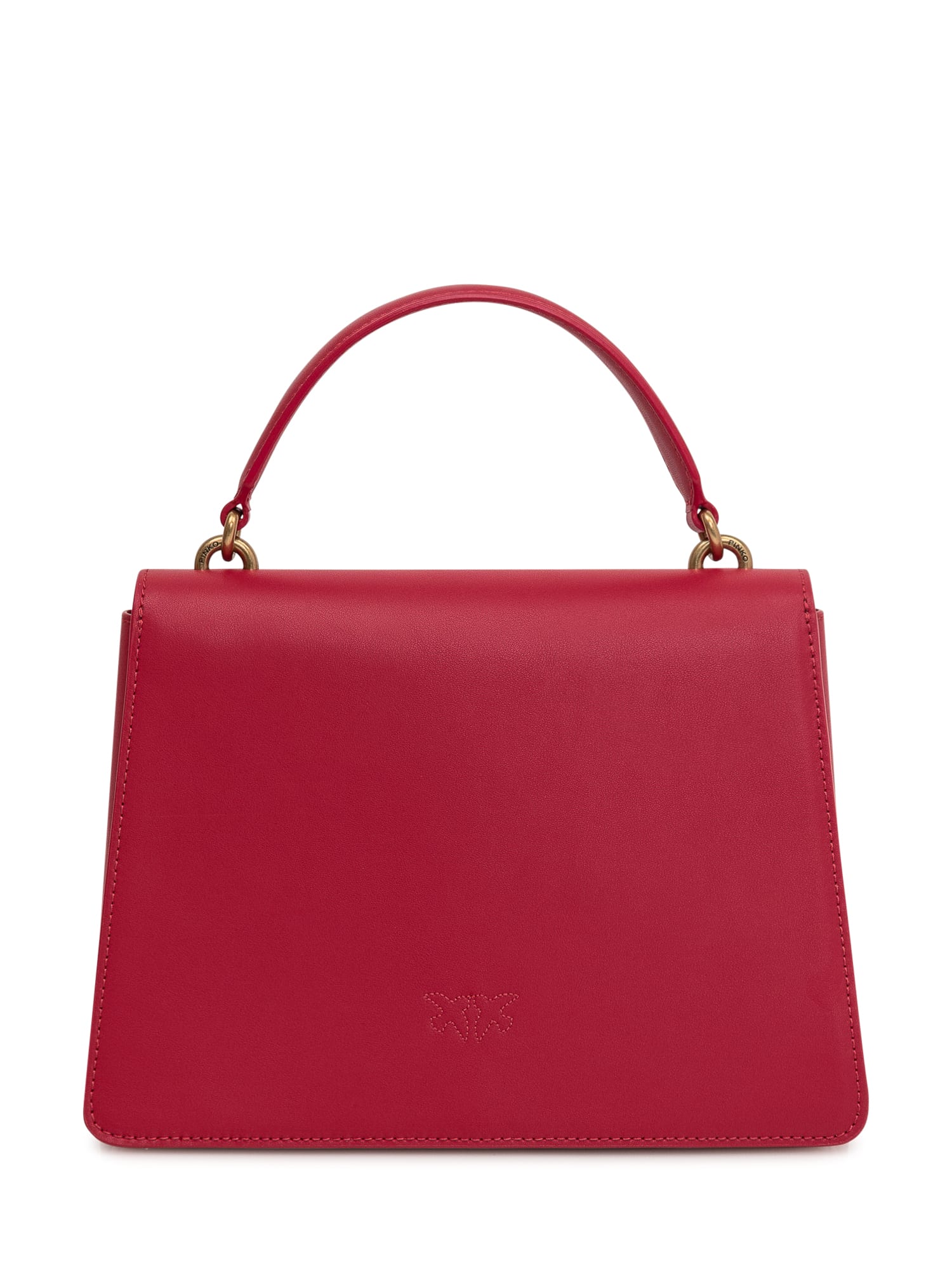 Pinko Love One Top Handle Bag In Red