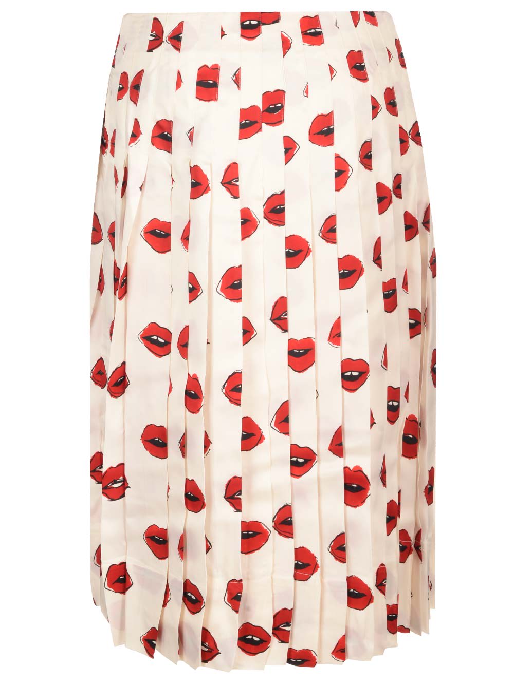 Shop Khaite Pleated Midi Skirt