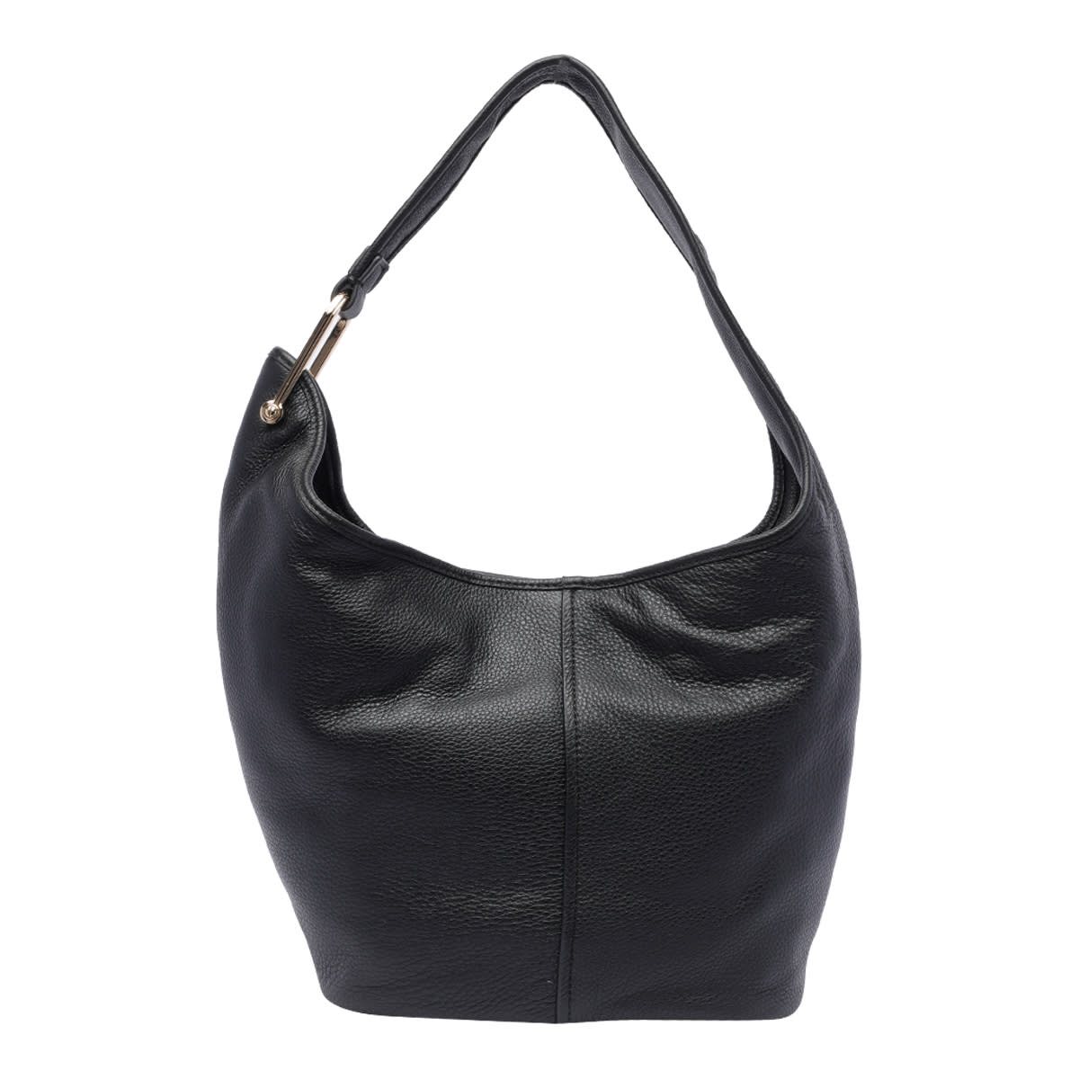 Shop Michael Michael Kors Medium Sonny Hobo Bag In Black