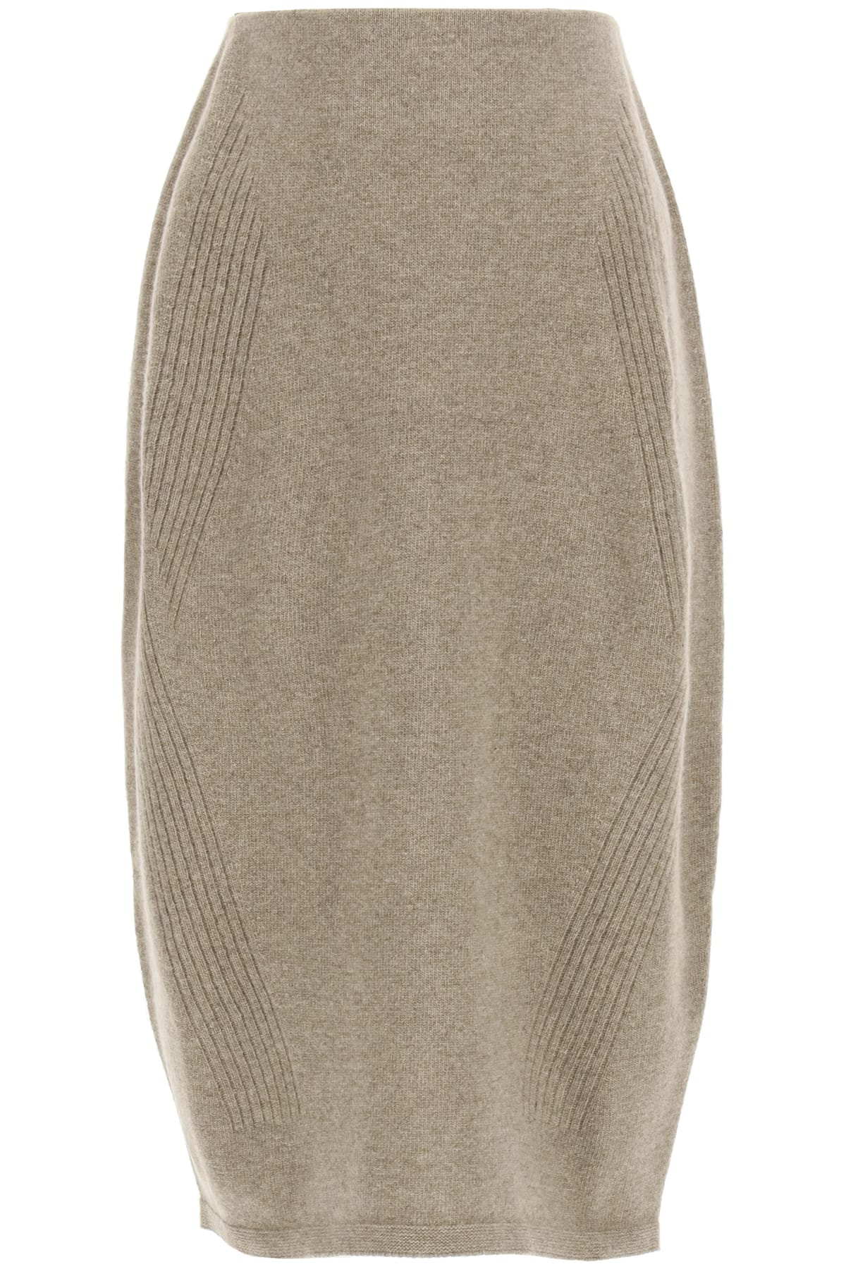 Low Classic Wool And Cachemire Pencil Skirt